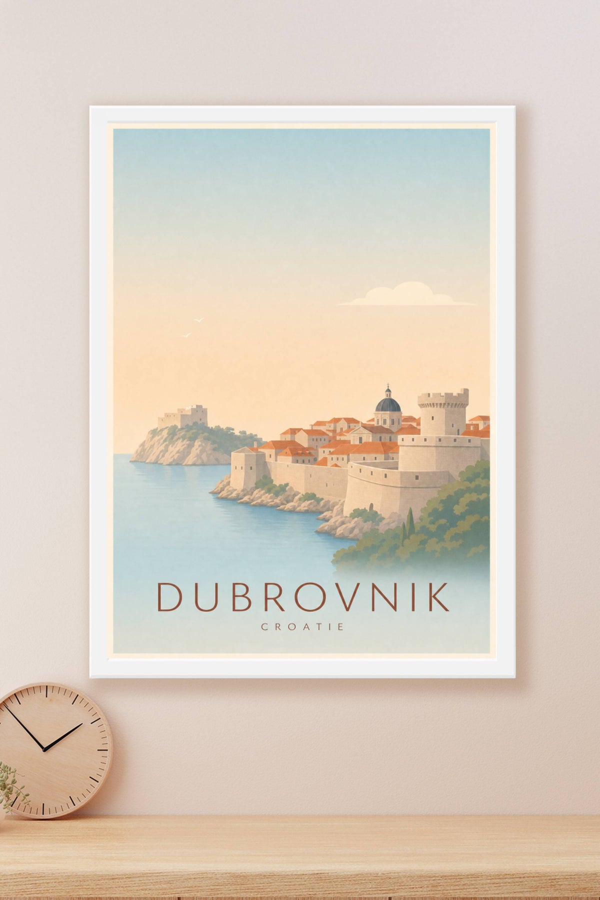 Affiche de Dubrovnik - Poster Calme