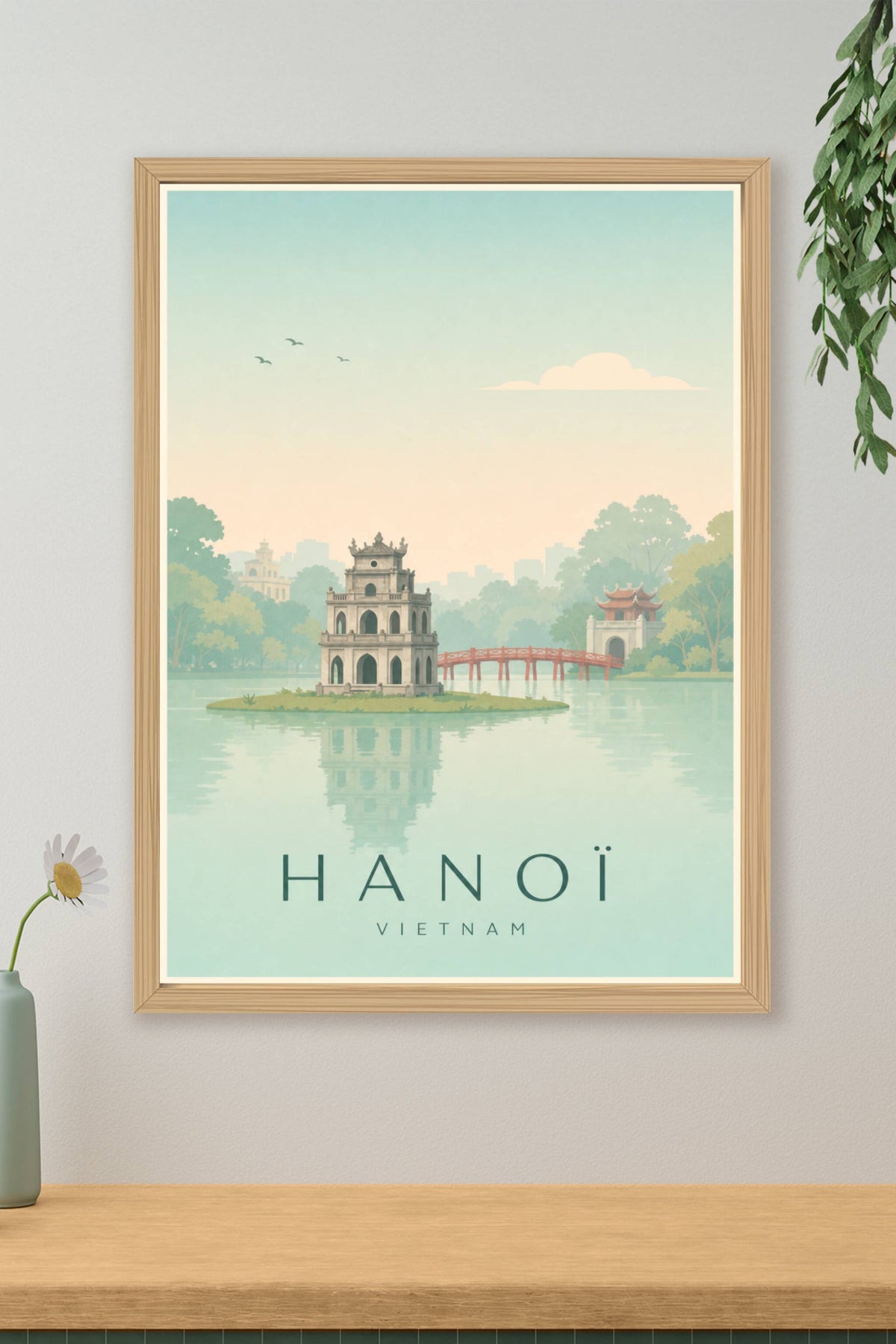 Affiche de Hanoï - Poster Calme