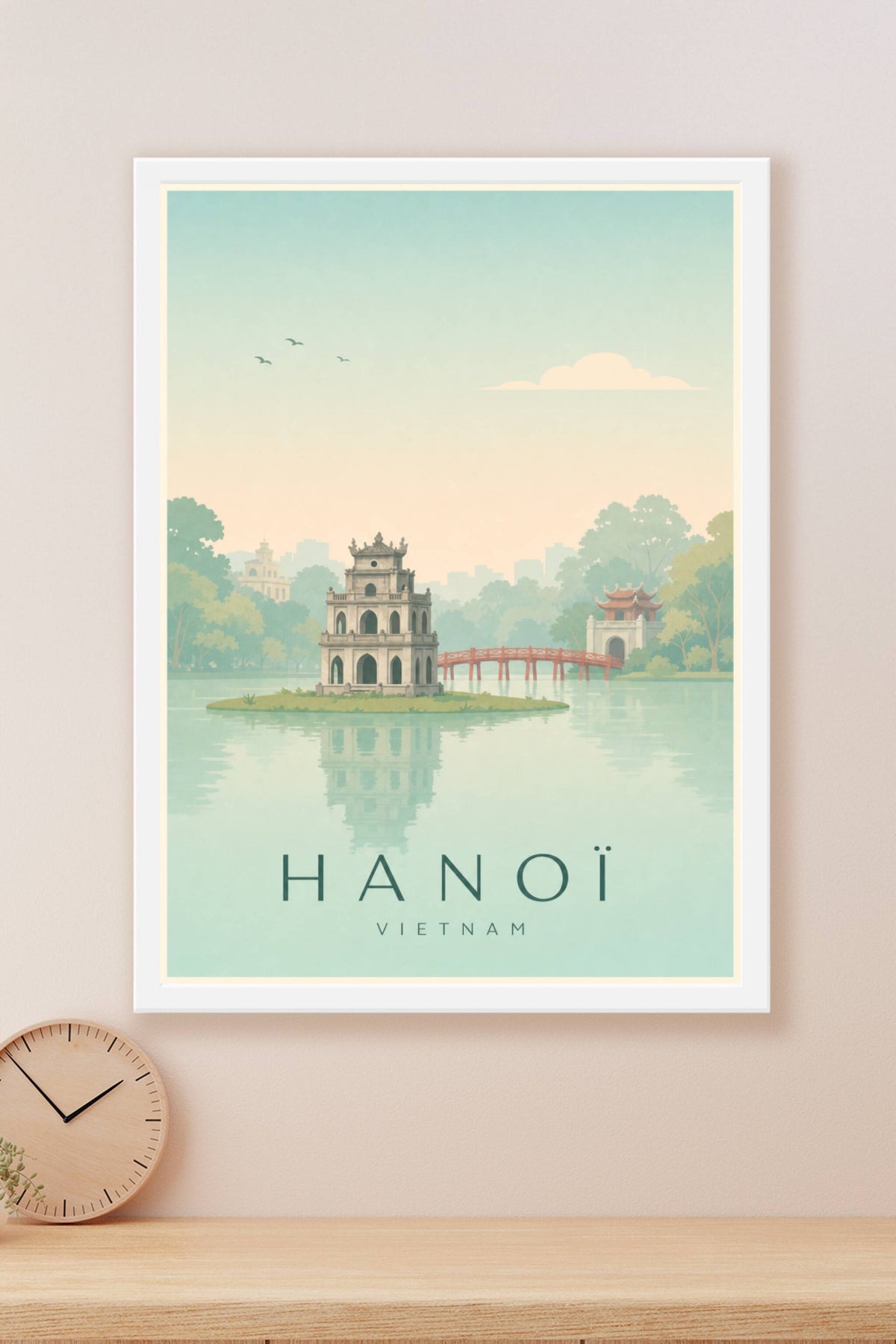 Affiche de Hanoï - Poster Calme