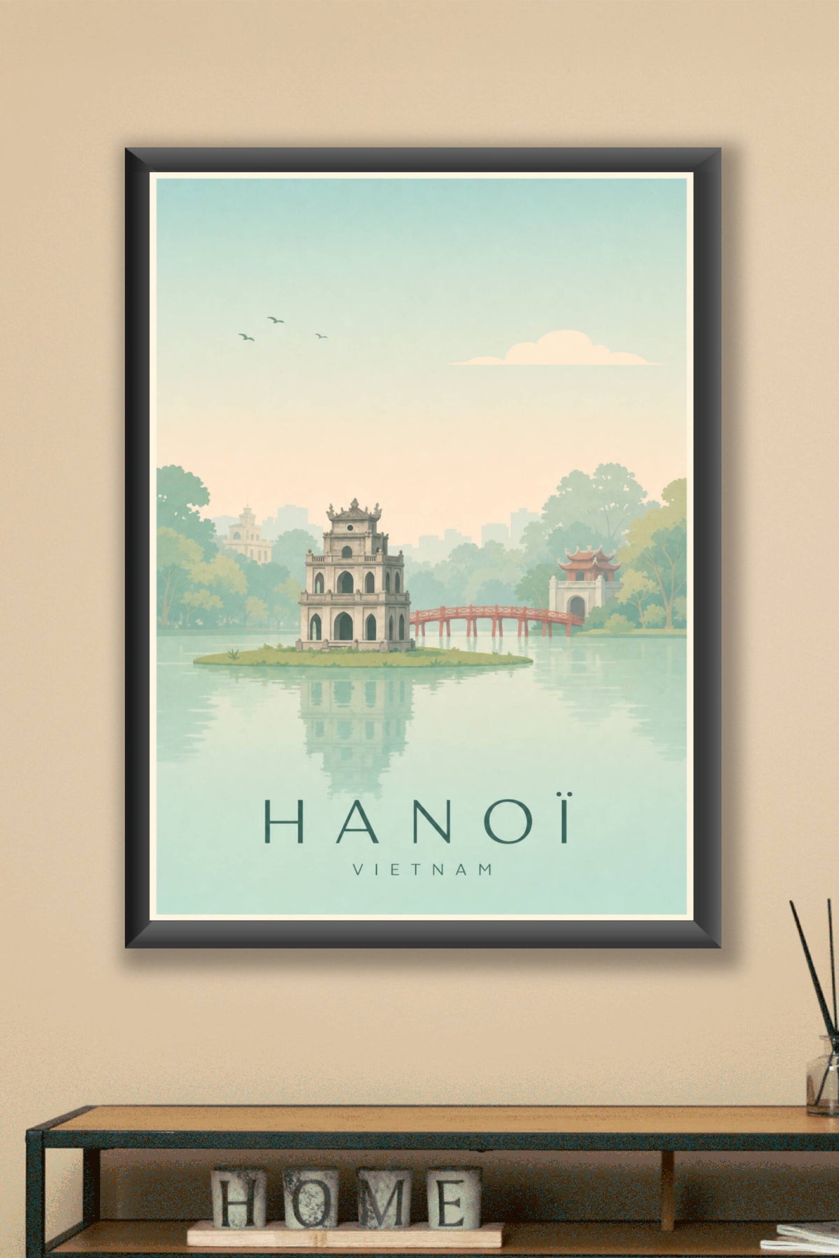 Affiche de Hanoï - Poster Calme