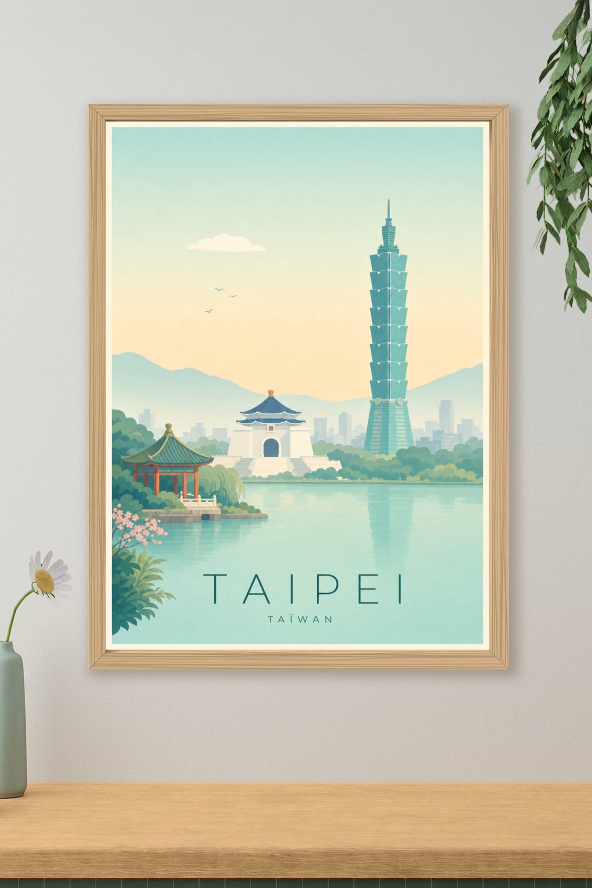 Affiche de Taipei - Poster Calme