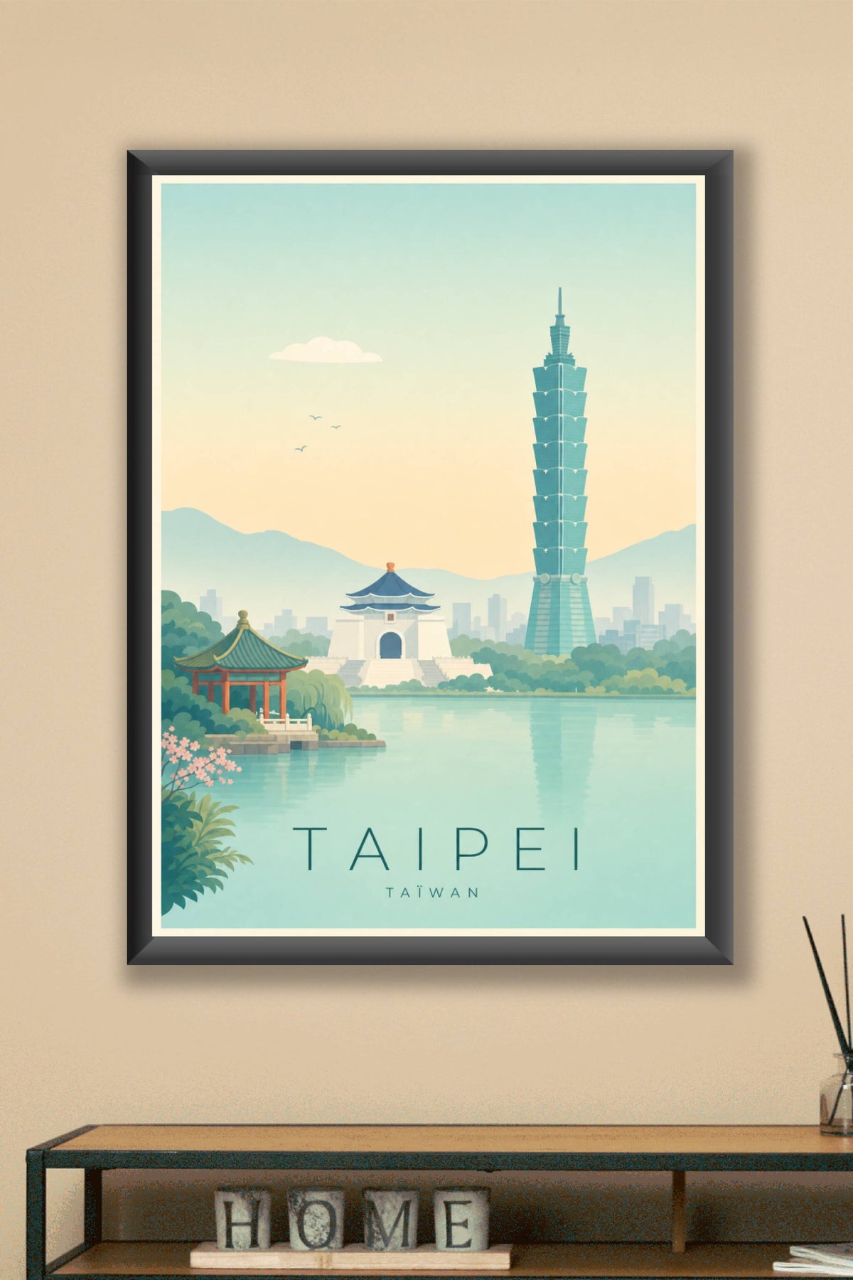 Affiche de Taipei - Poster Calme