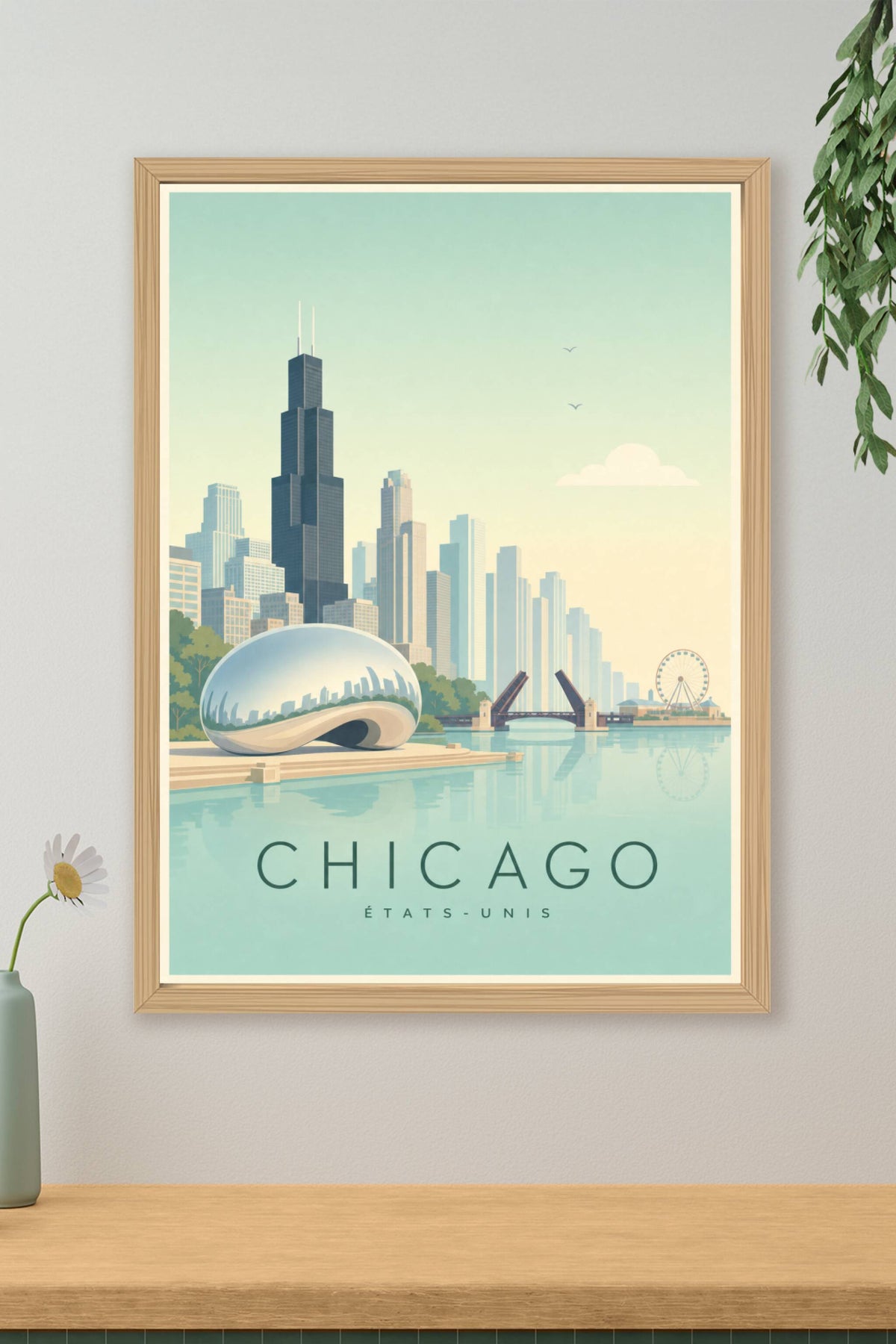 Affiche de Chicago - Poster Calme