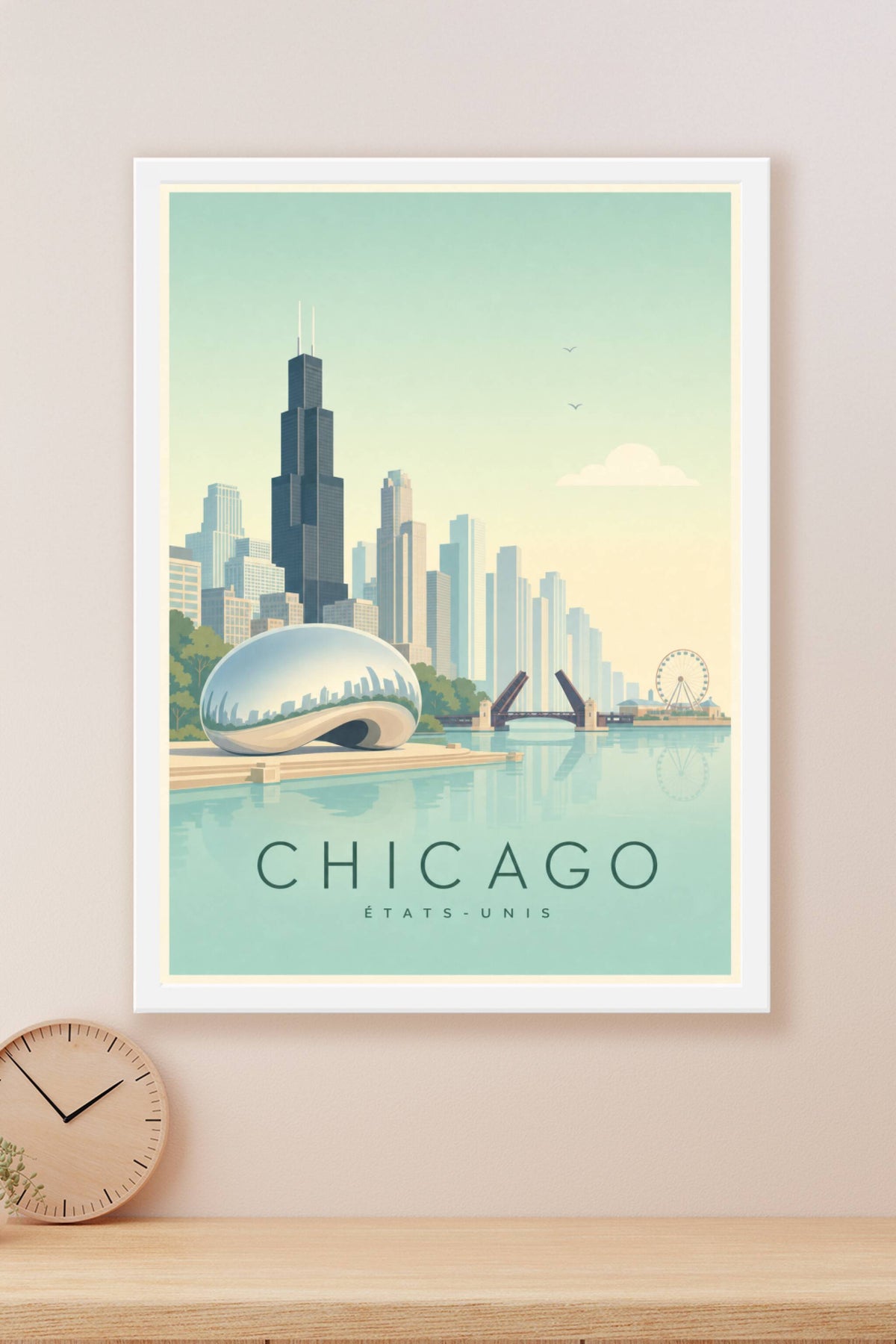 Affiche de Chicago - Poster Calme