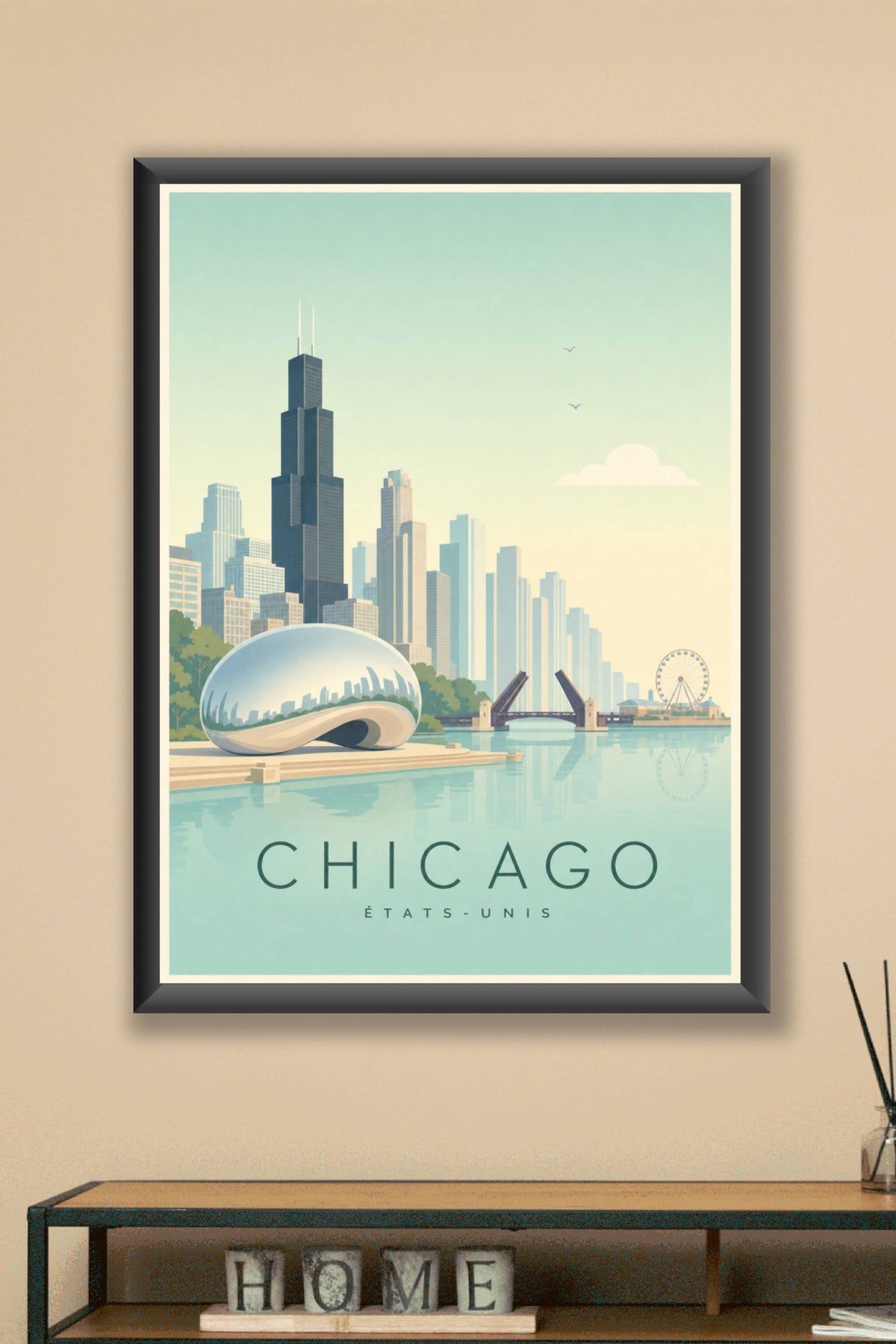 Affiche de Chicago - Poster Calme