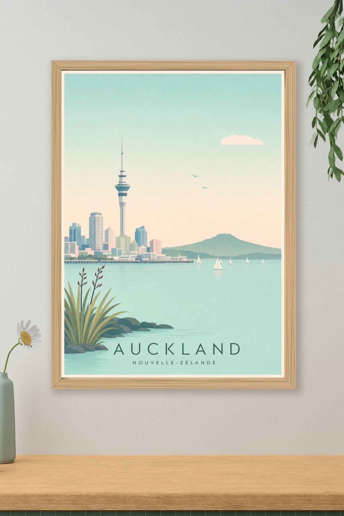 Affiche d'Auckland - Poster Calme