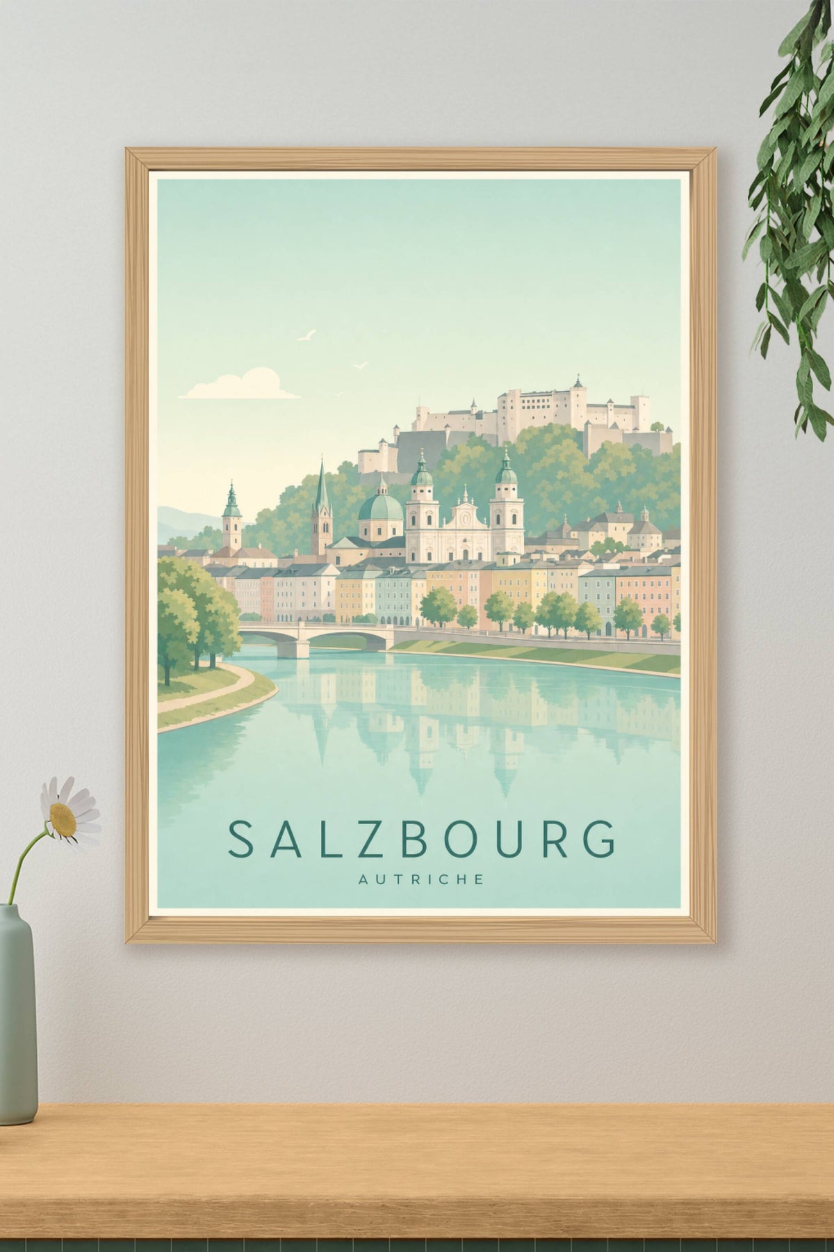 Affiche de Salzbourg - Poster Calme