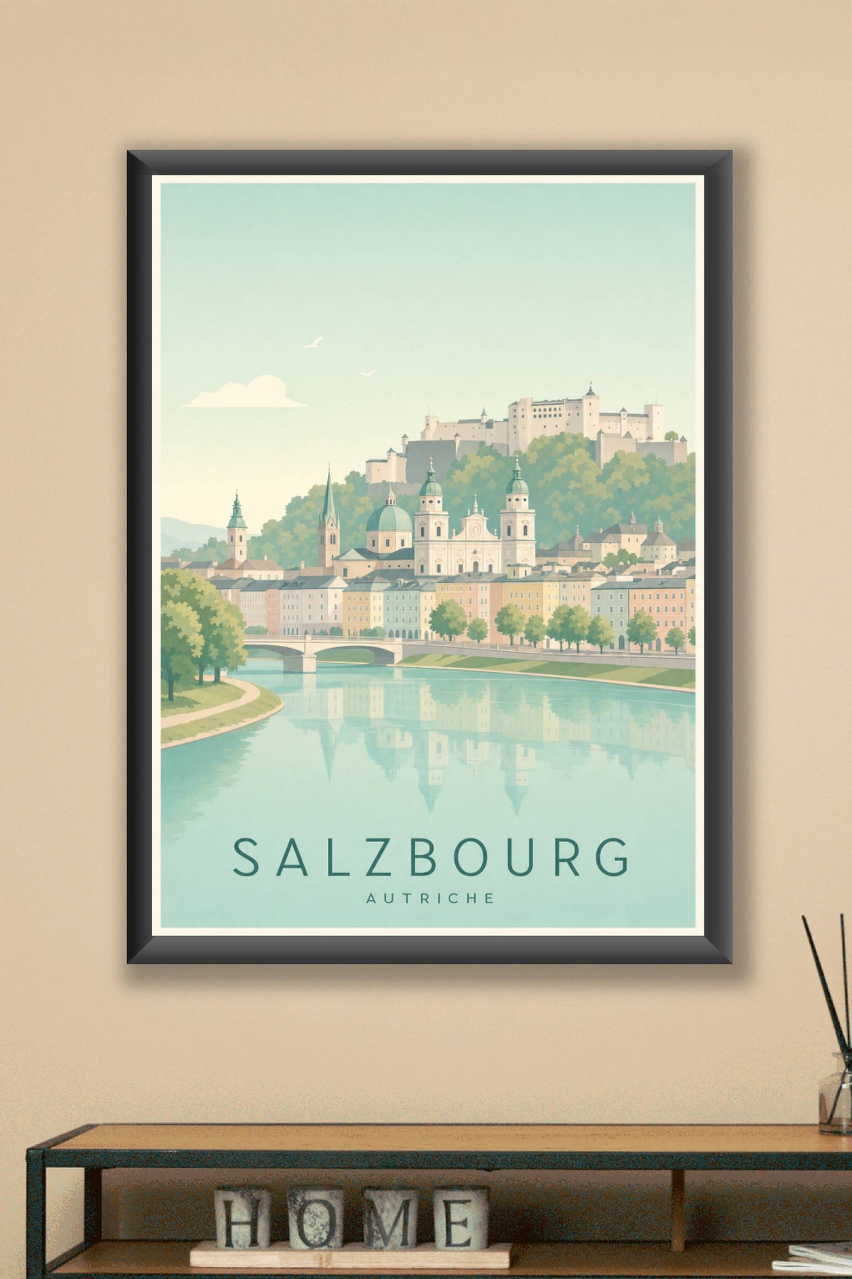 Affiche de Salzbourg - Poster Calme
