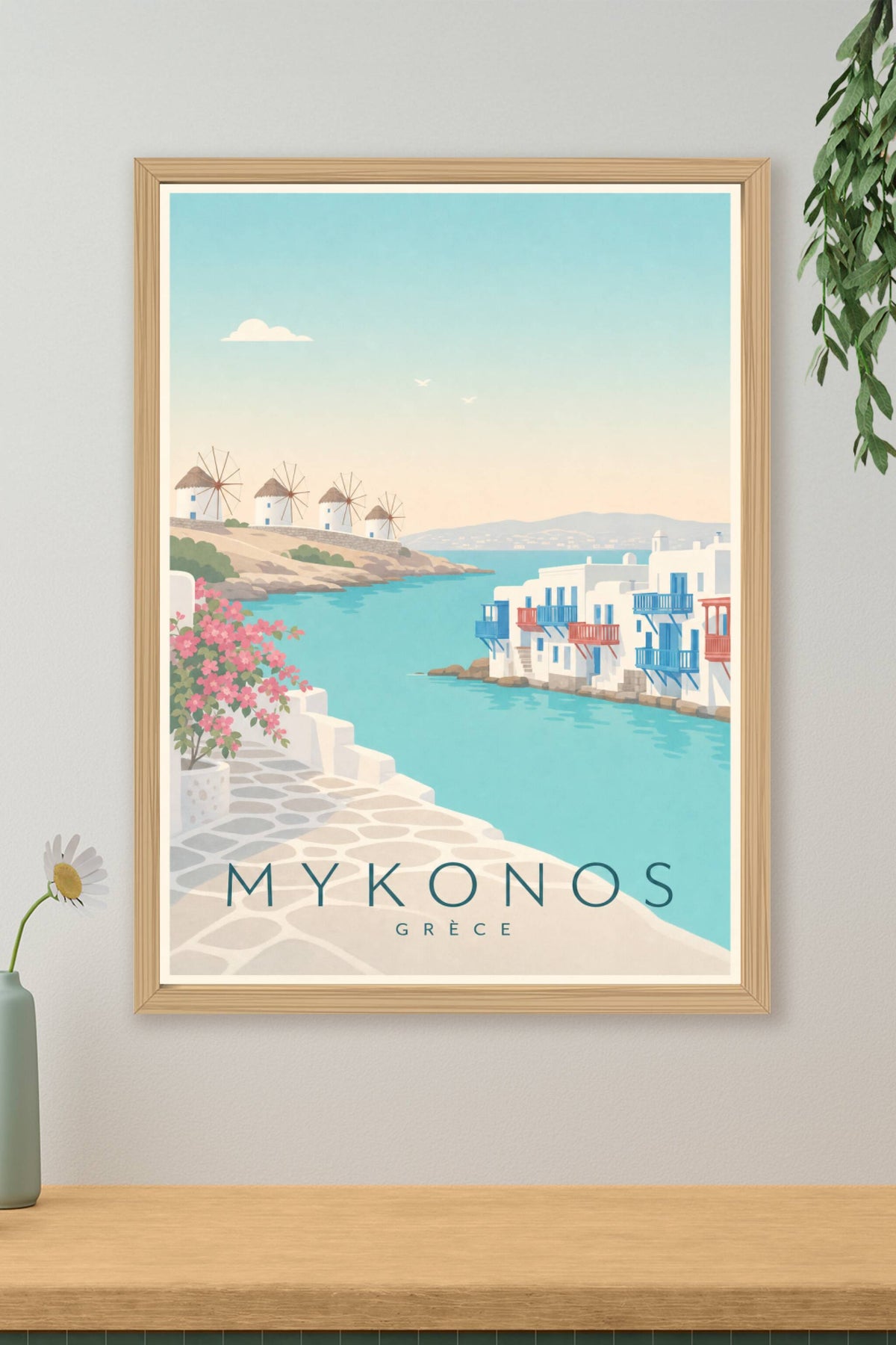 Affiche de Mykonos - Poster Calme