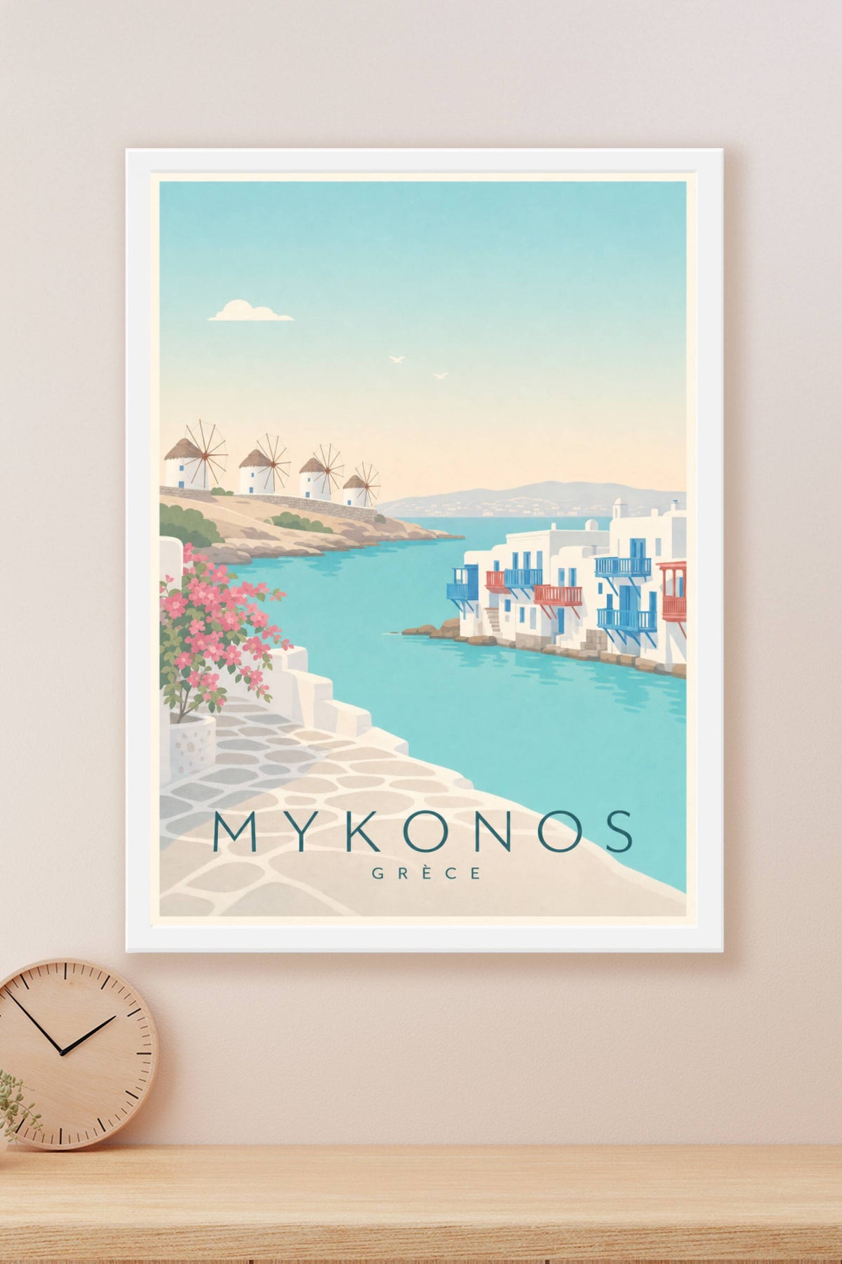 Affiche de Mykonos - Poster Calme