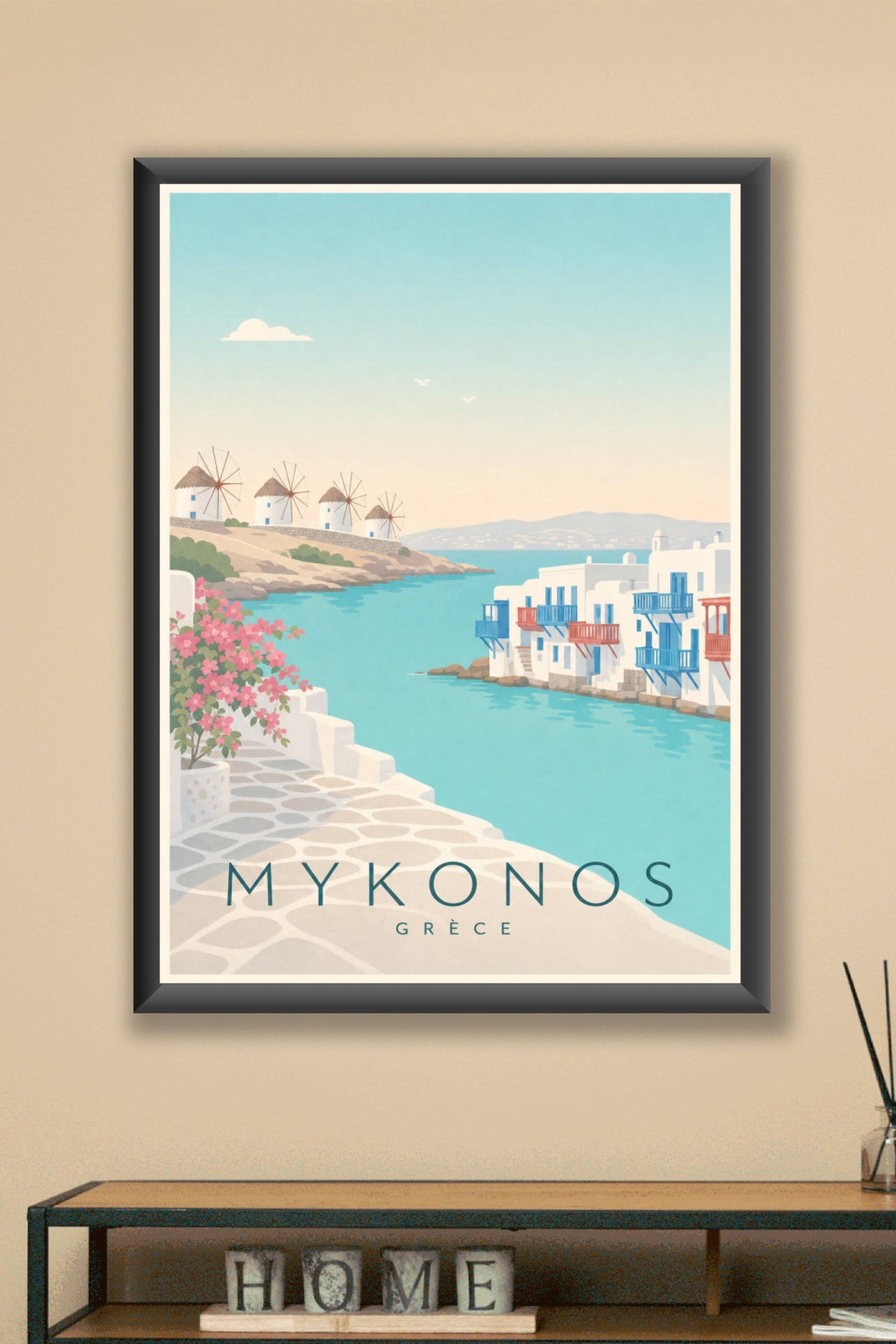 Affiche de Mykonos - Poster Calme
