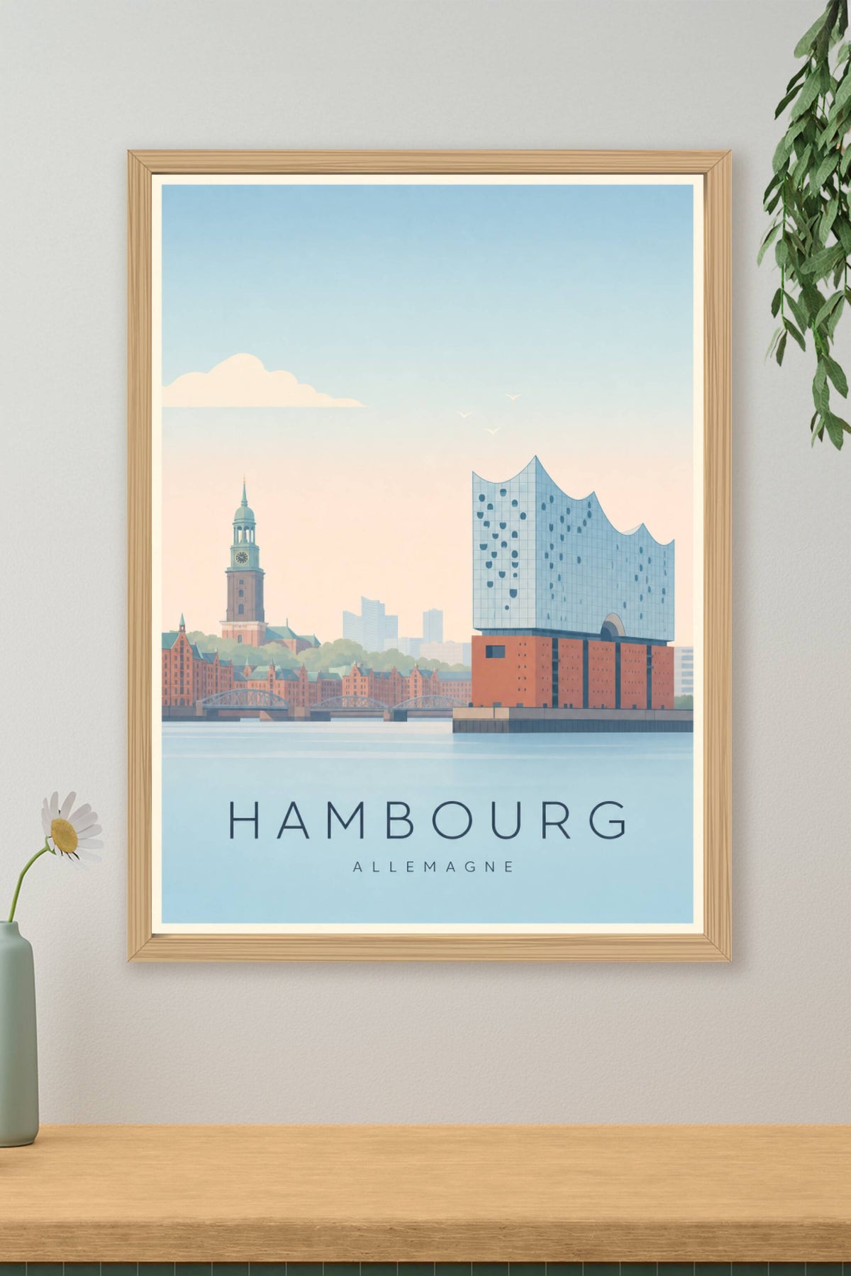 Affiche de Hambourg - Poster Calme