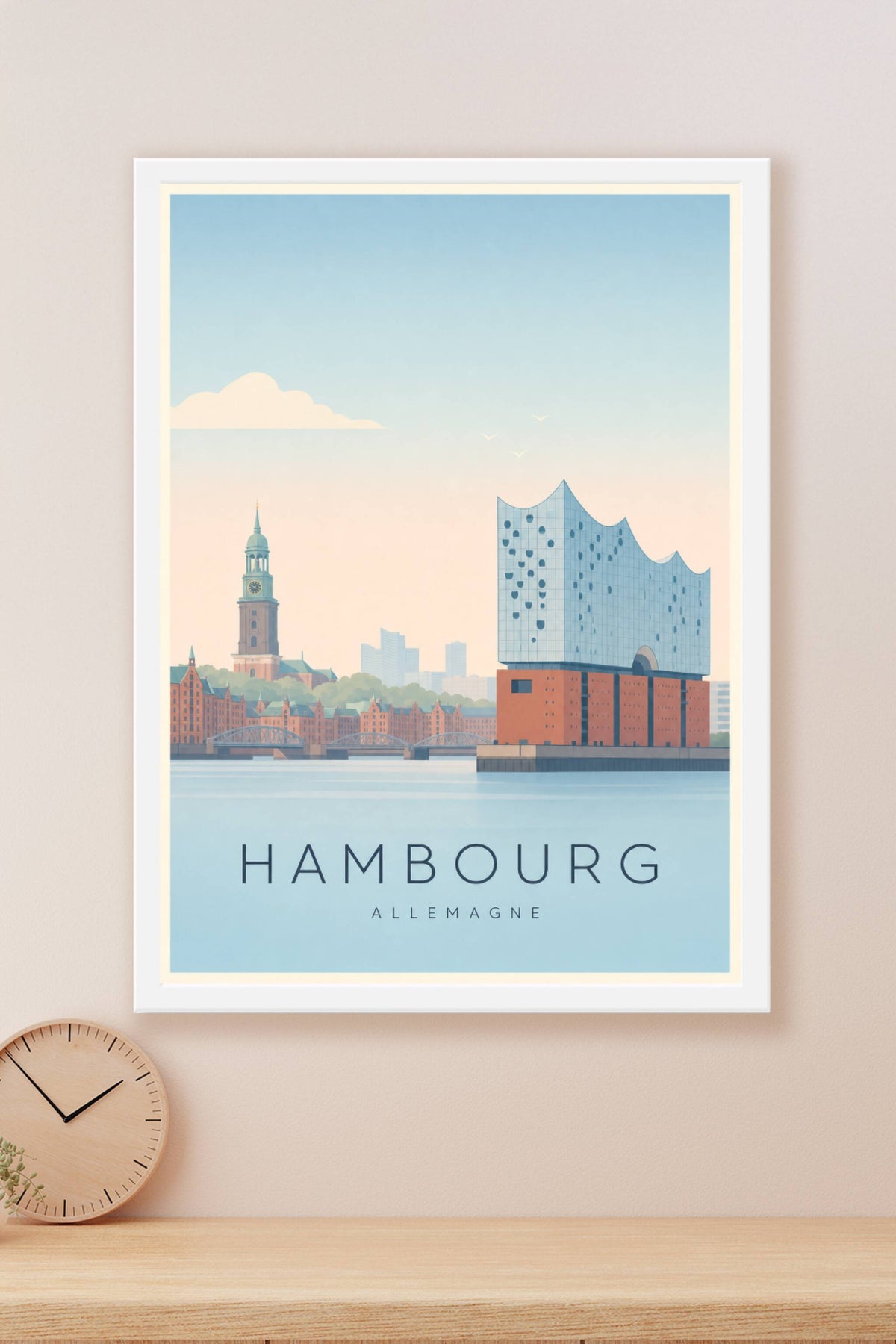 Affiche de Hambourg - Poster Calme