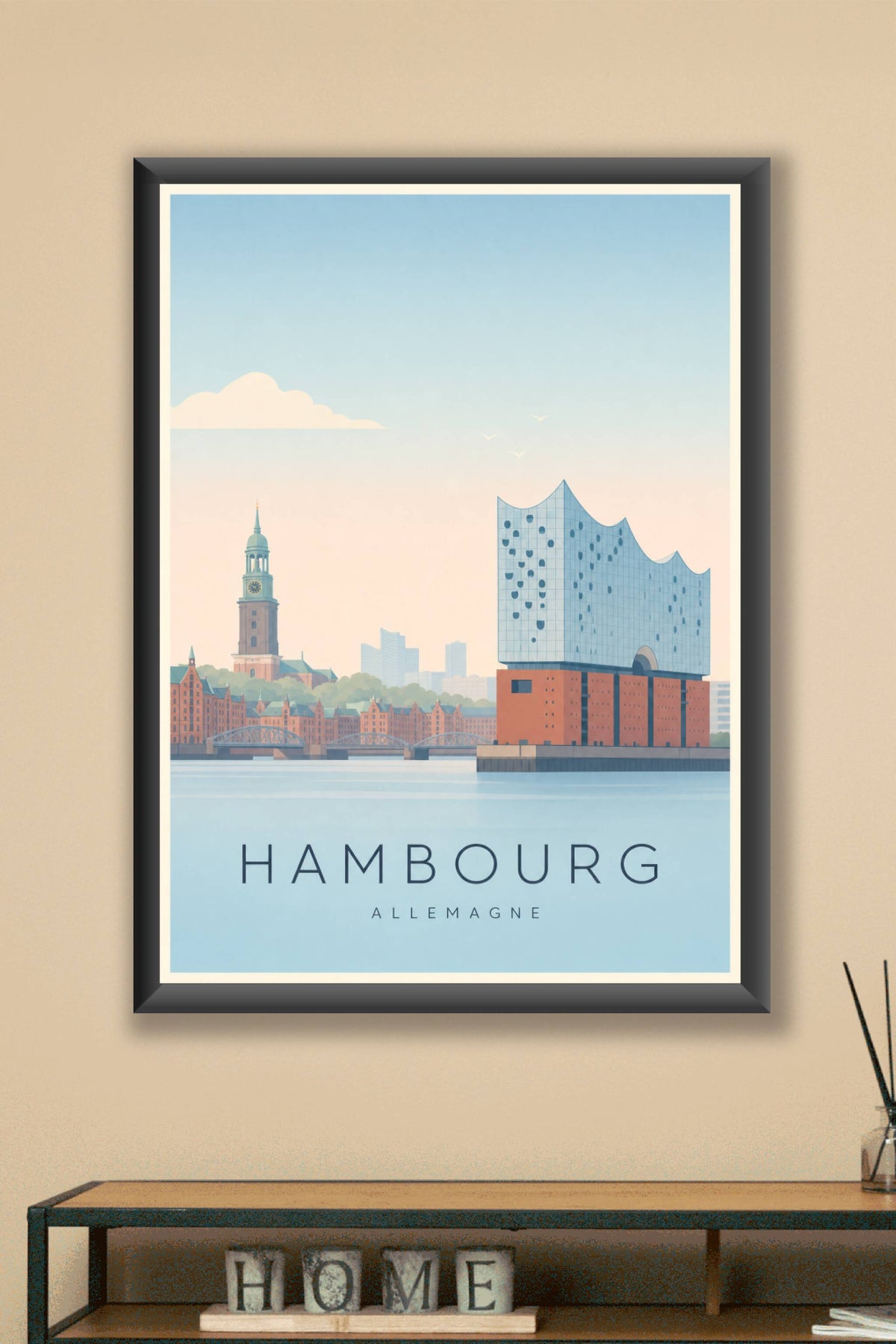 Affiche de Hambourg - Poster Calme