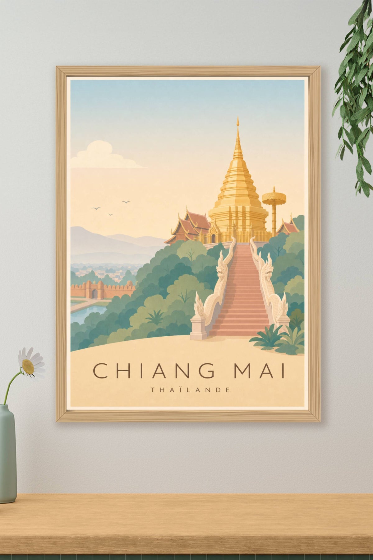 Affiche de Chiang Mai - Poster Calme