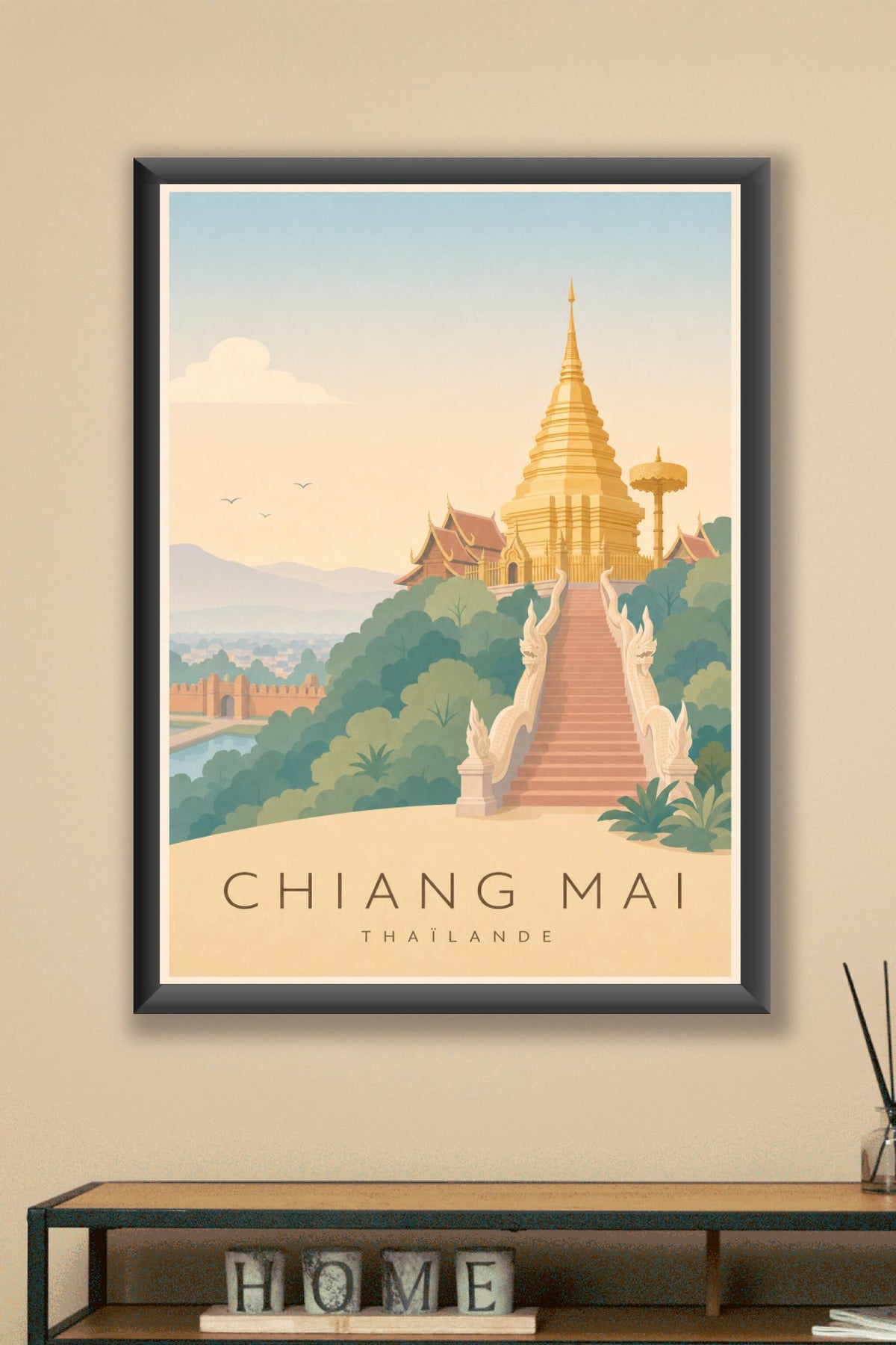 Affiche de Chiang Mai - Poster Calme