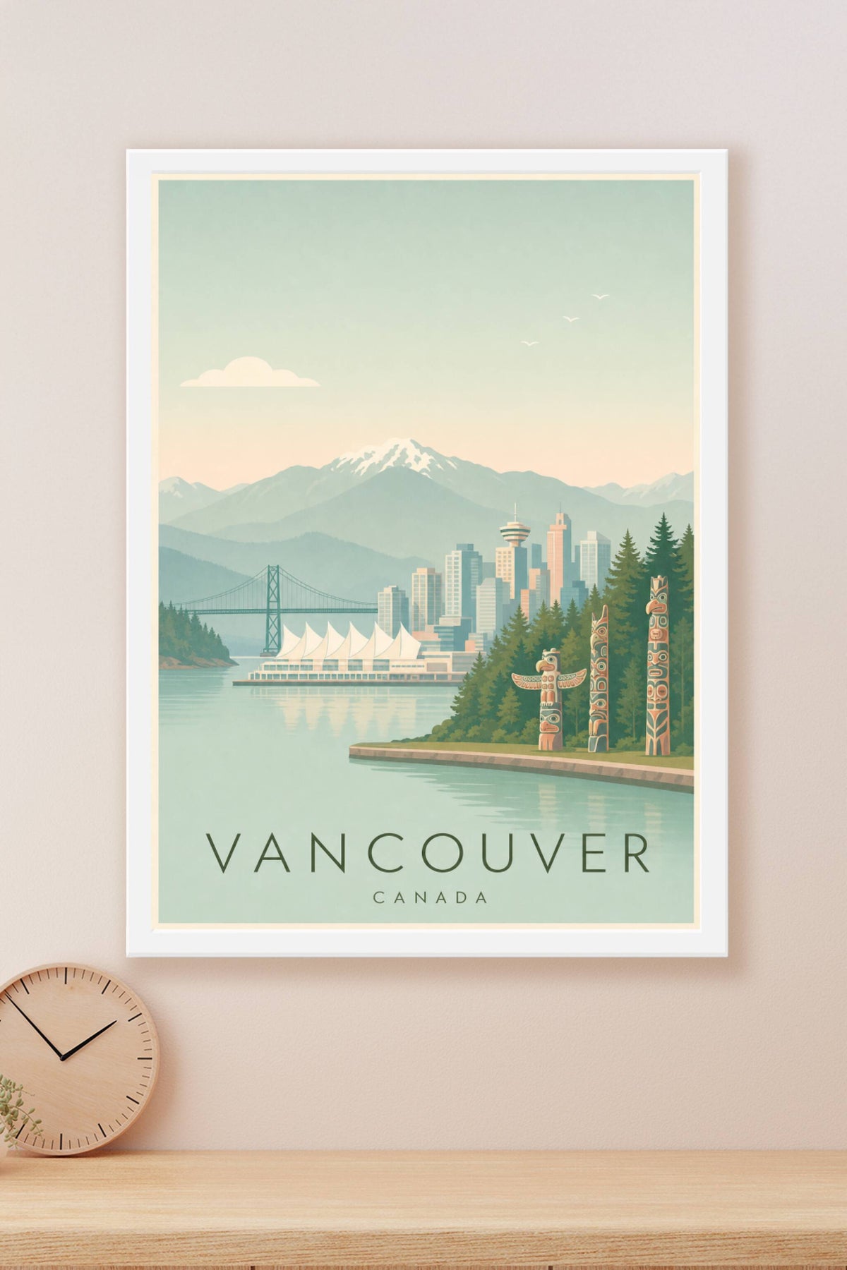 Affiche de Vancouver - Poster Calme
