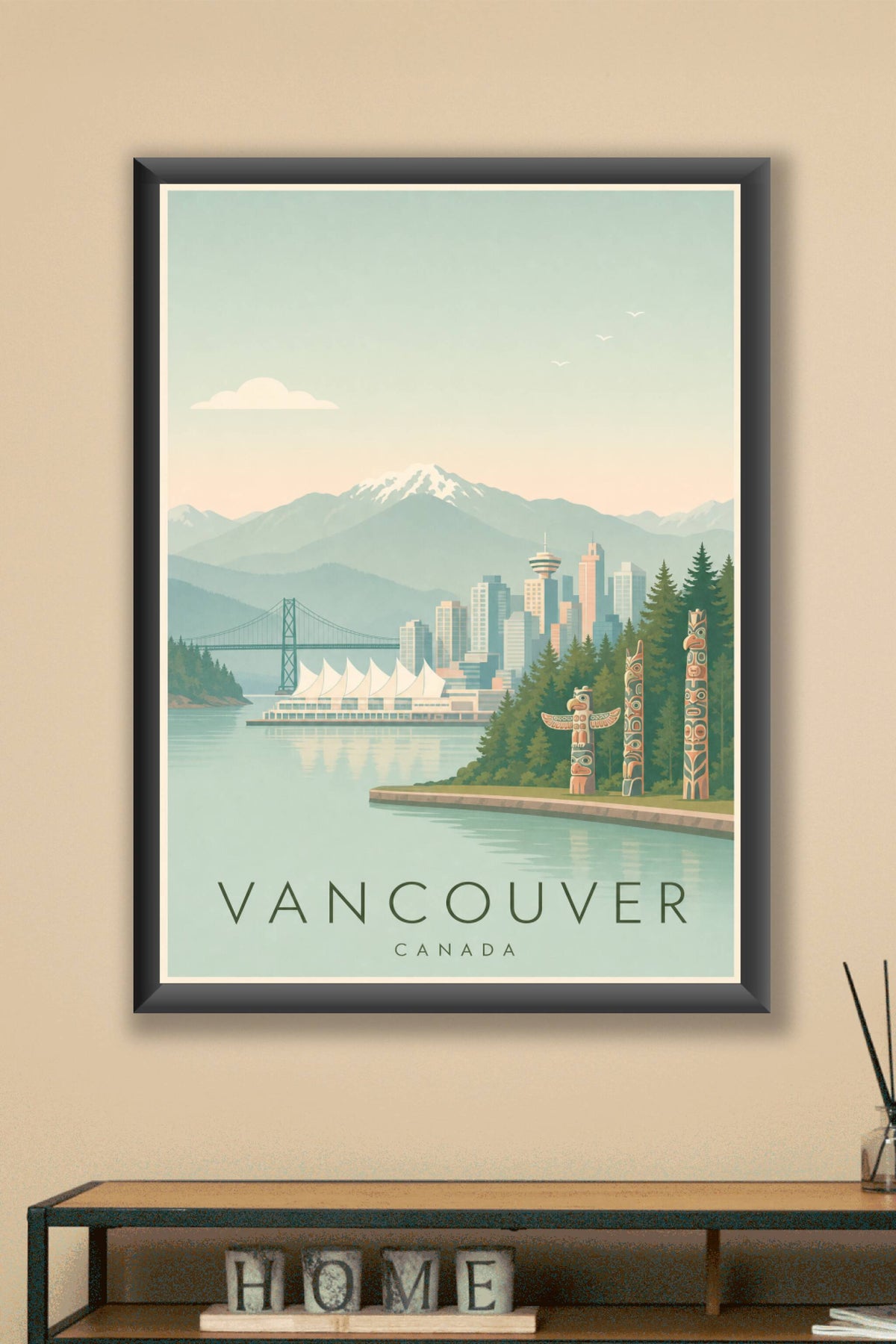 Affiche de Vancouver - Poster Calme