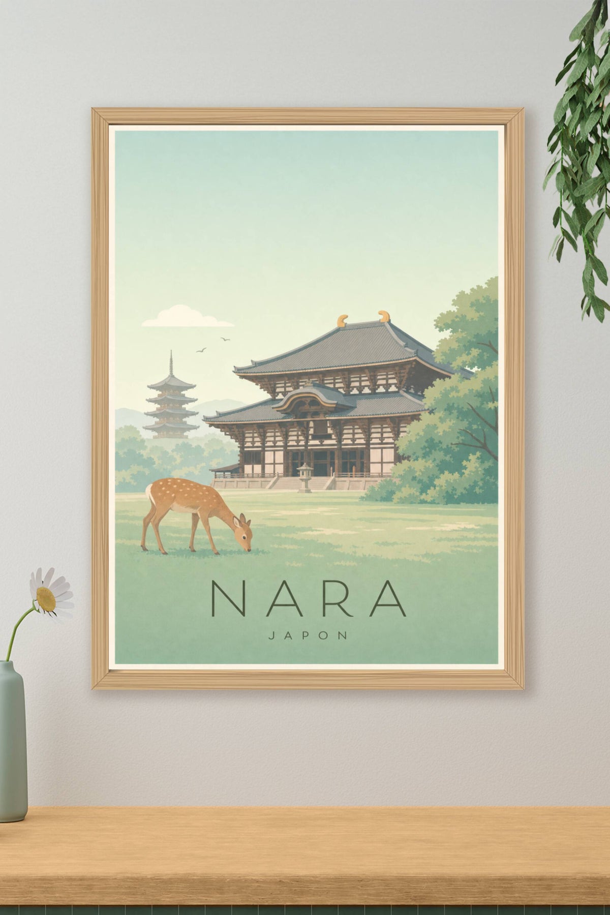 Affiche de Nara - Poster Calme