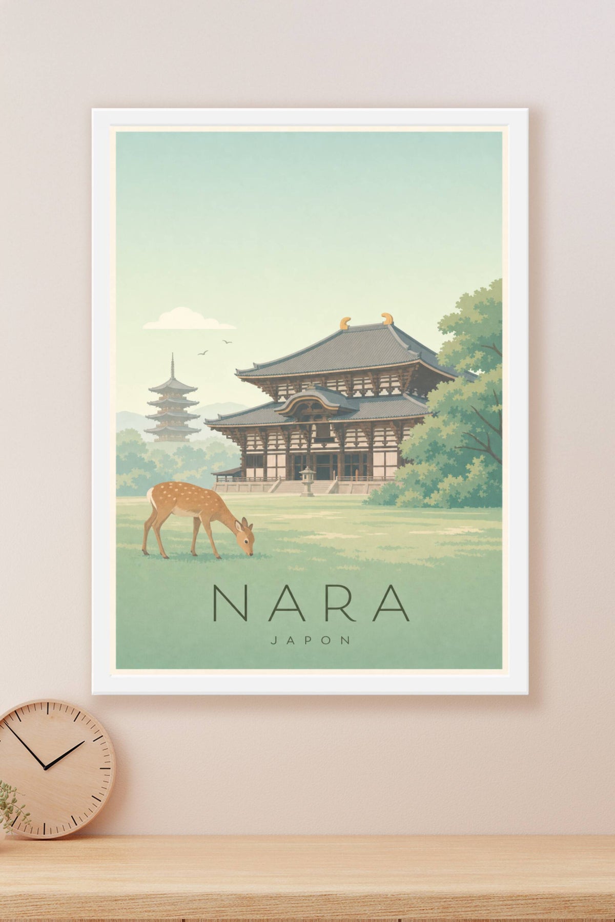 Affiche de Nara - Poster Calme