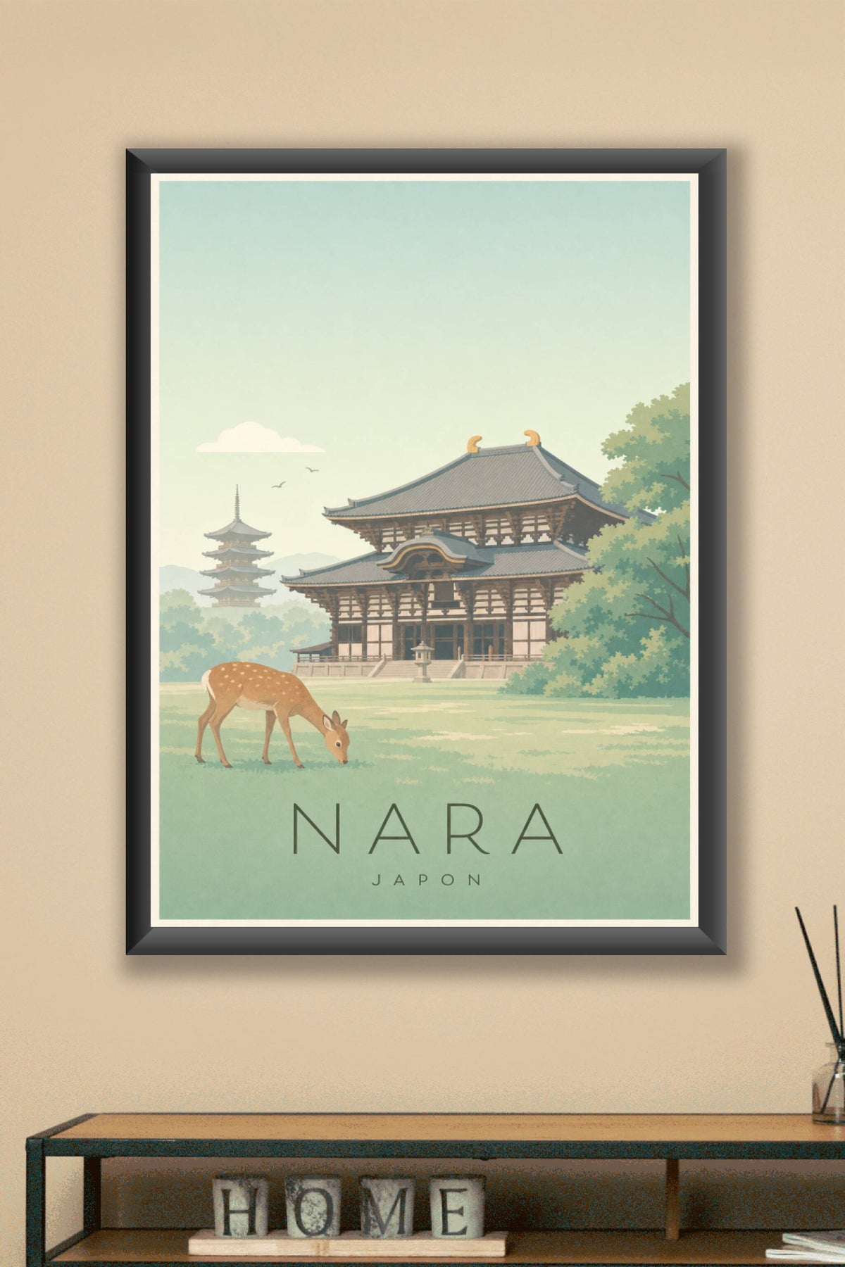 Affiche de Nara - Poster Calme
