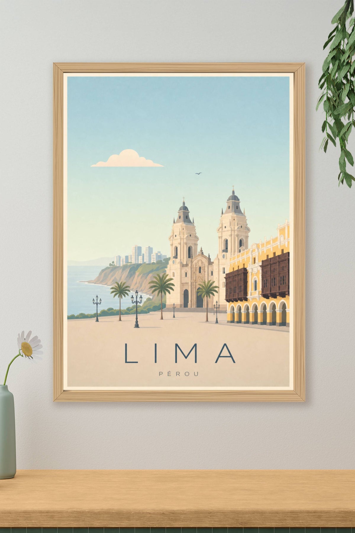 Affiche de Lima - Poster Calme