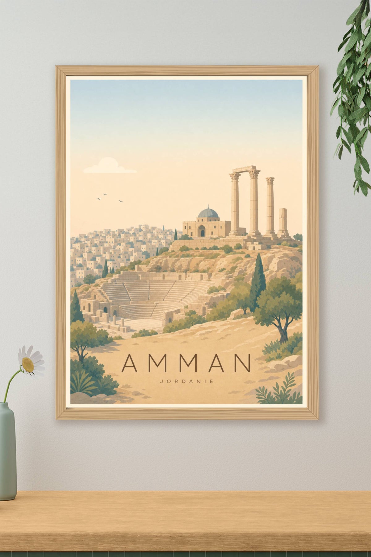 Affiche d'Amman - Poster Calme