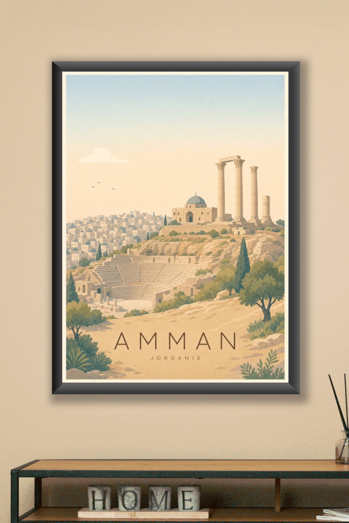 Affiche d'Amman - Poster Calme