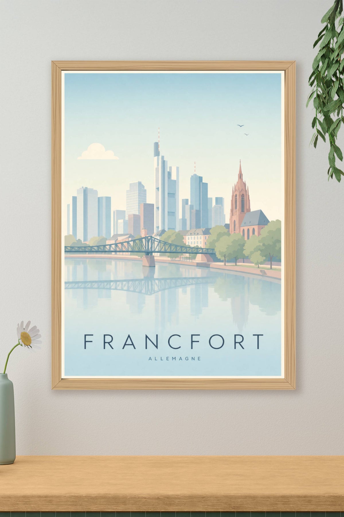 Affiche de Francfort - Poster Calme