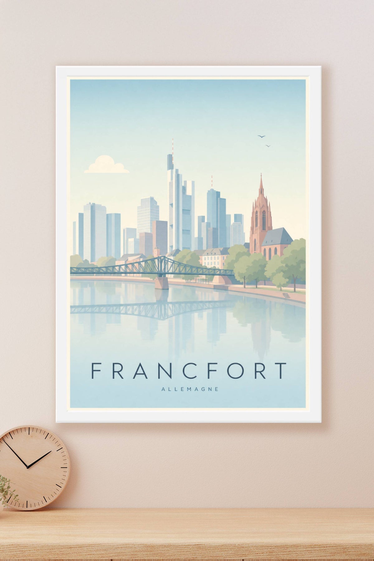 Affiche de Francfort - Poster Calme