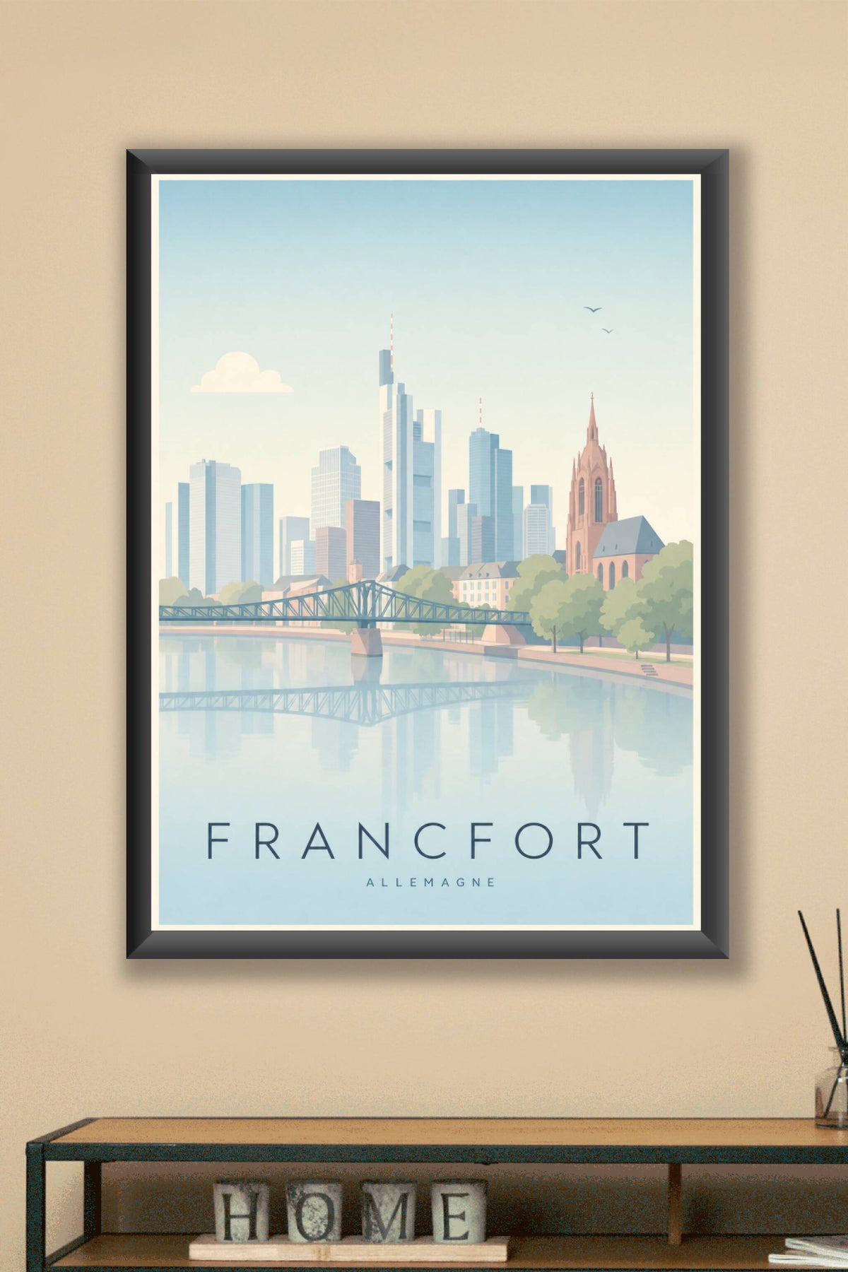 Affiche de Francfort - Poster Calme