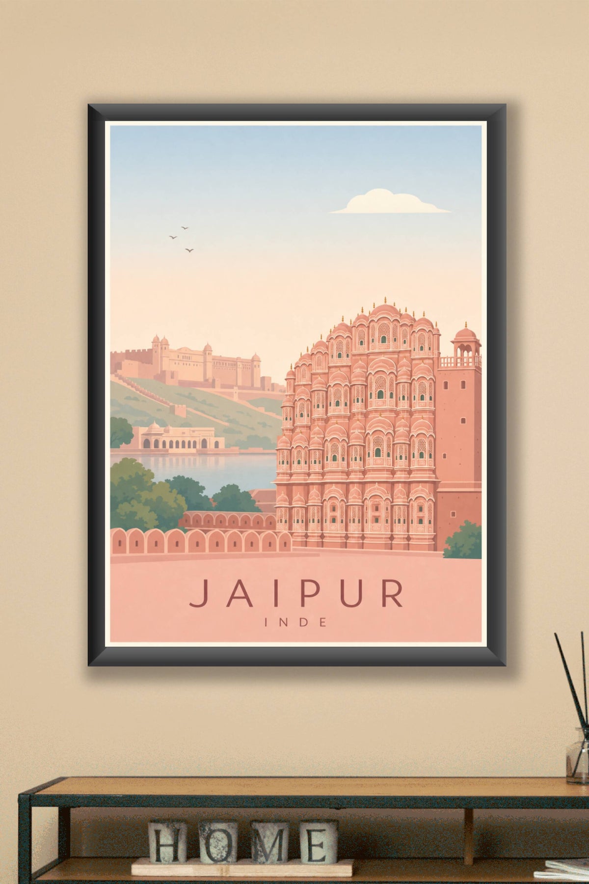 Affiche de Jaipur - Poster Calme