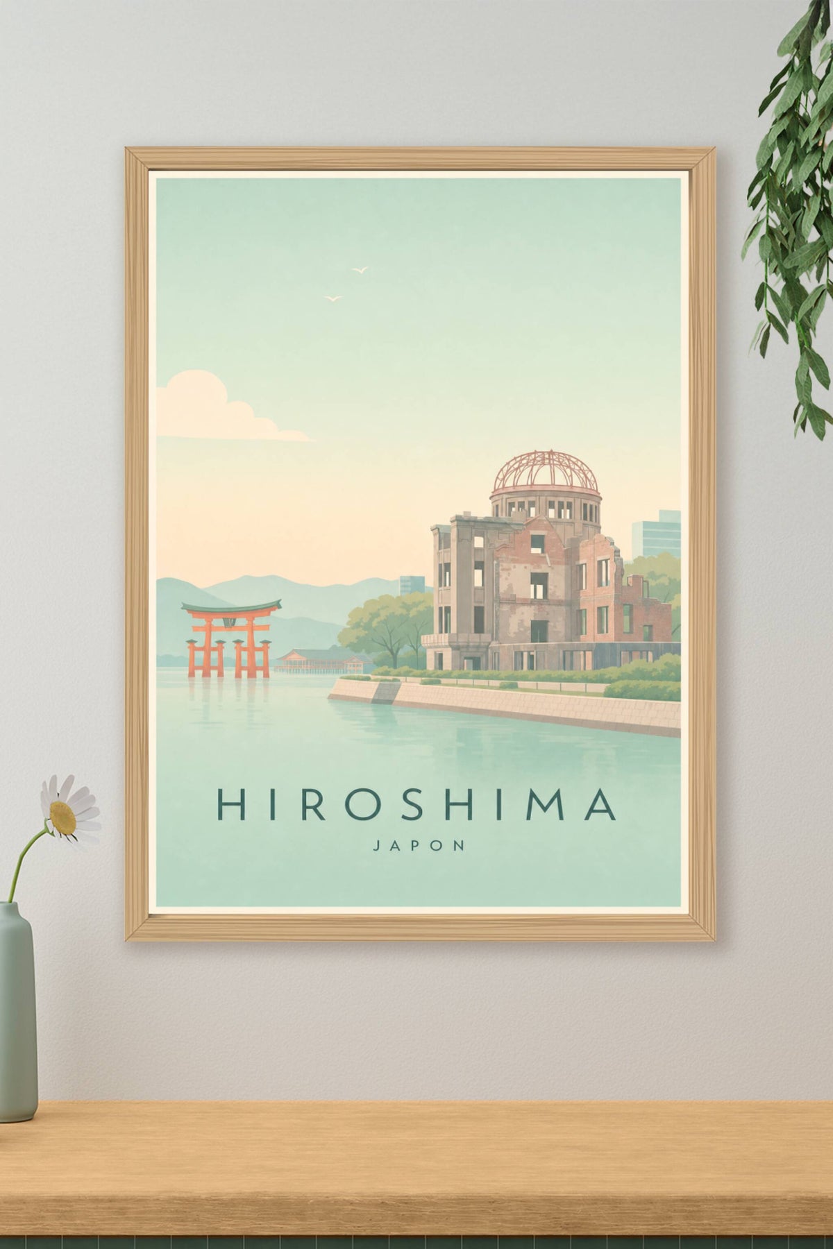 Affiche de Hiroshima - Poster Calme