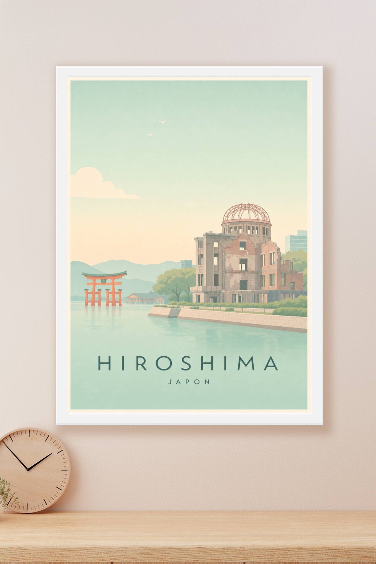 Affiche de Hiroshima - Poster Calme