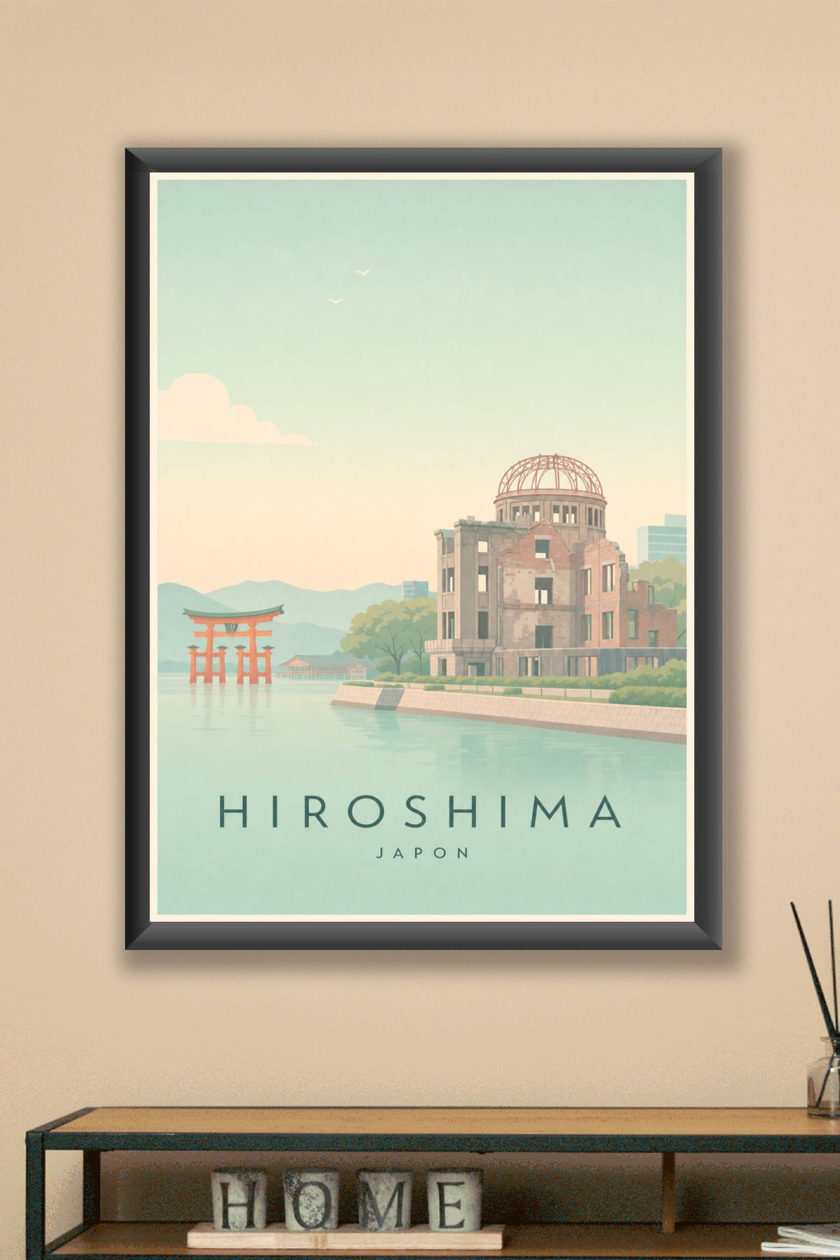Affiche de Hiroshima - Poster Calme