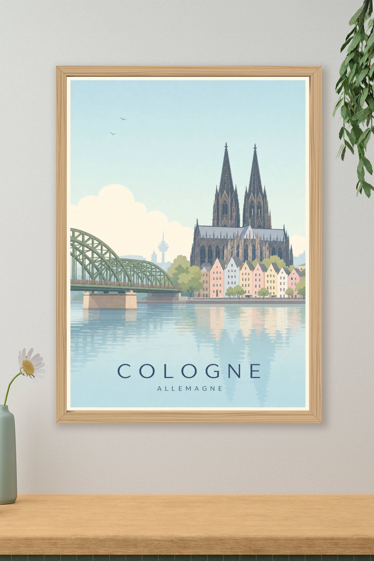 Affiche de Cologne - Poster Calme