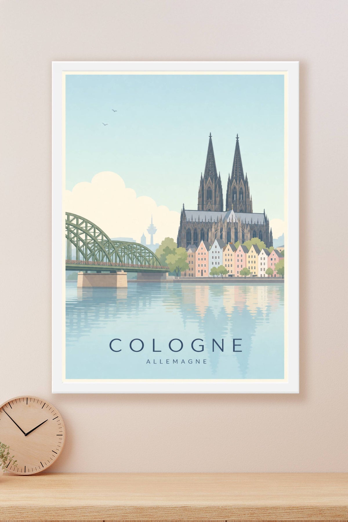 Affiche de Cologne - Poster Calme