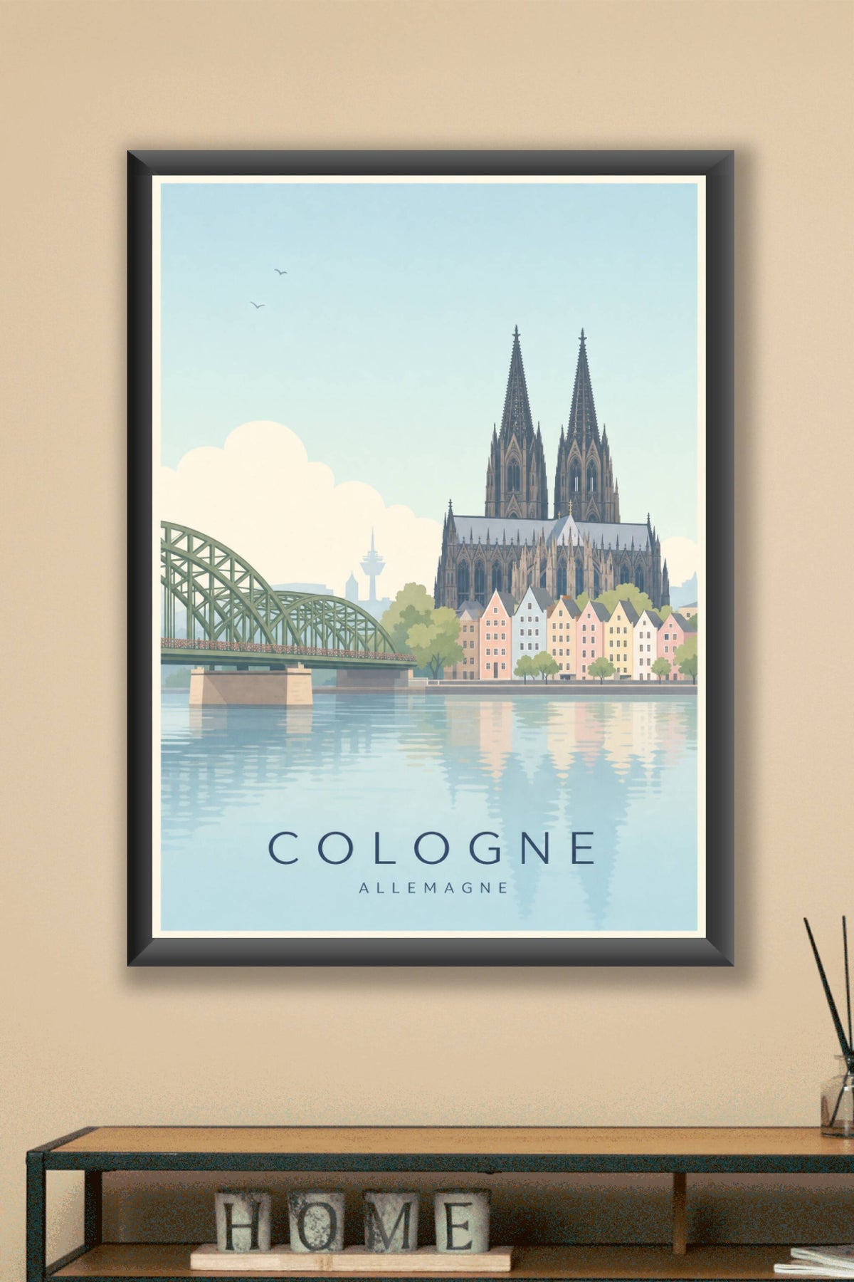 Affiche de Cologne - Poster Calme