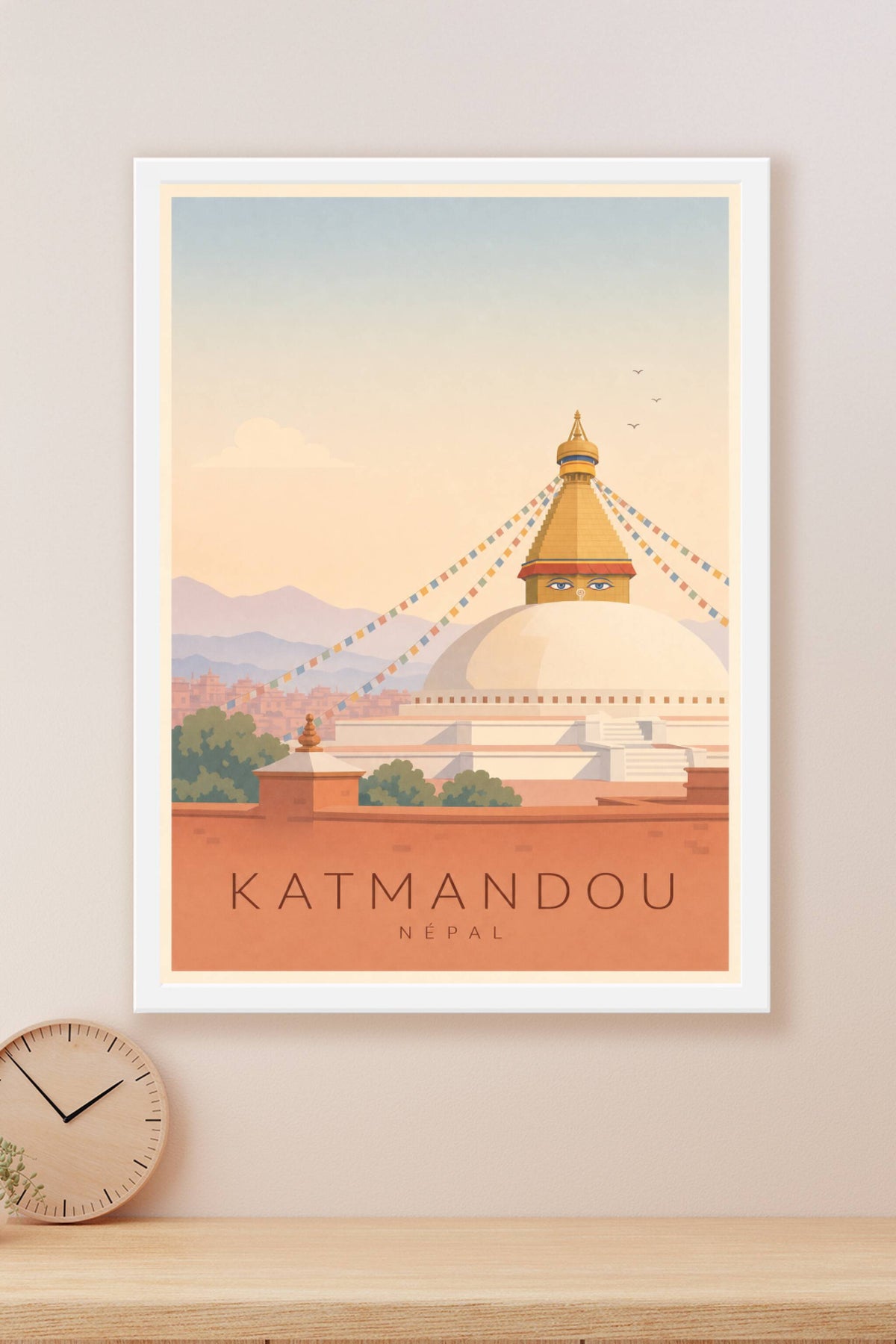 Affiche de Katmandou - Poster Calme