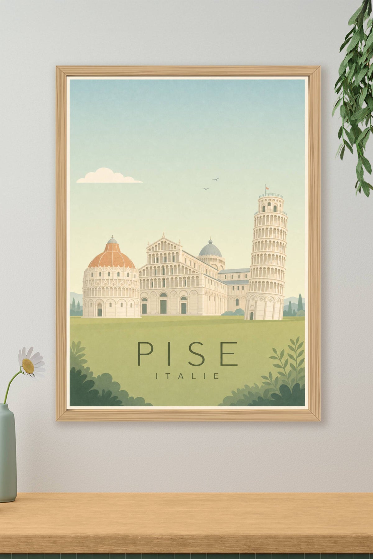 Affiche de Pise - Poster Calme