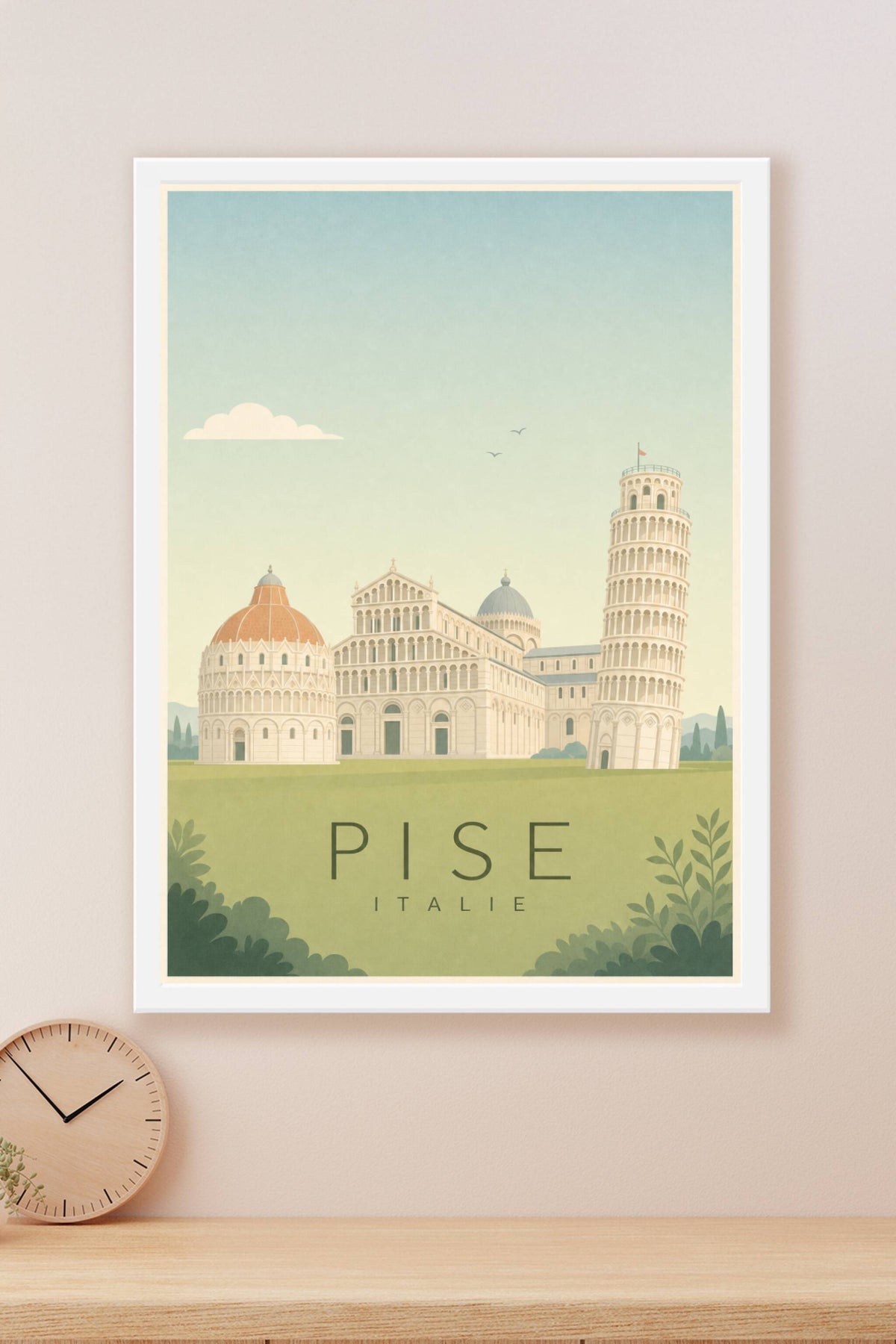 Affiche de Pise - Poster Calme