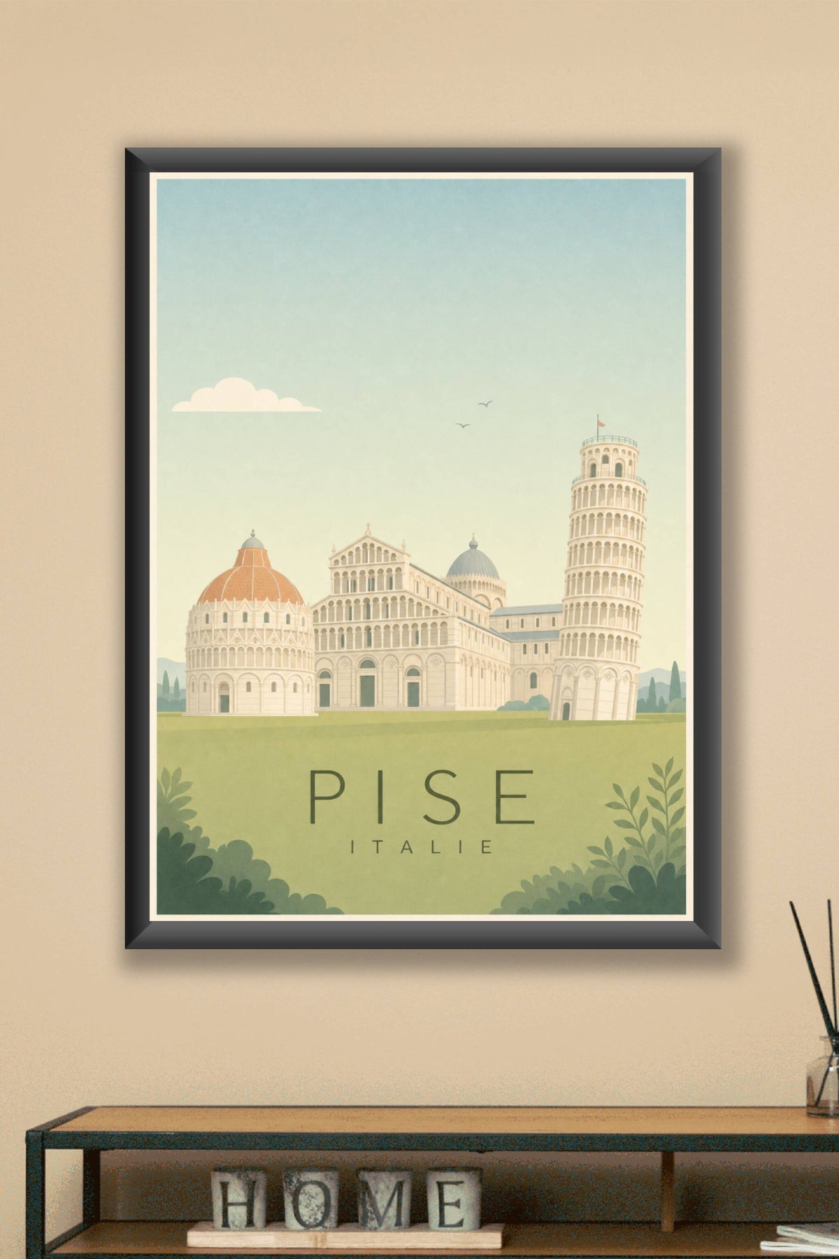 Affiche de Pise - Poster Calme