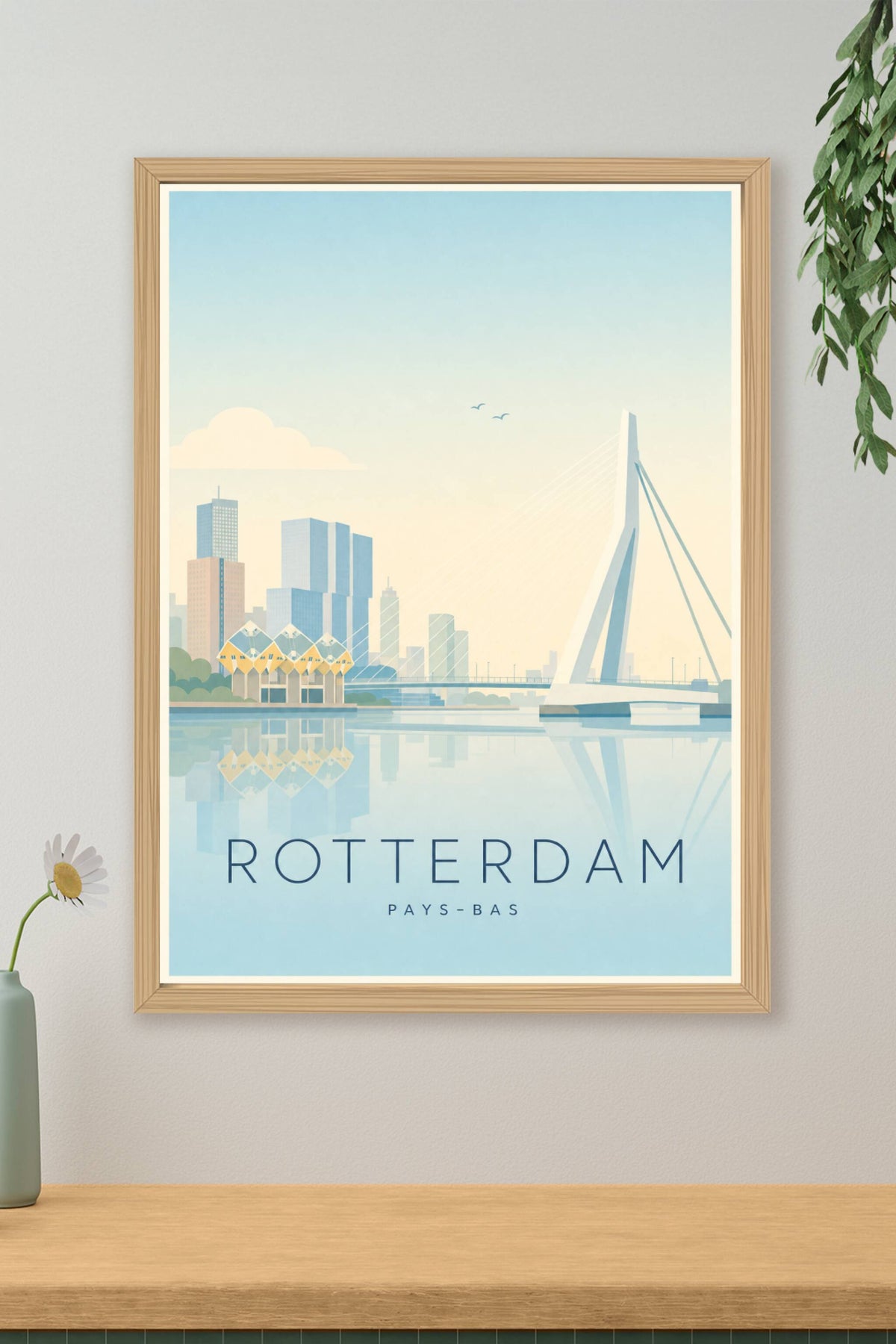 Affiche de Rotterdam - Poster Calme