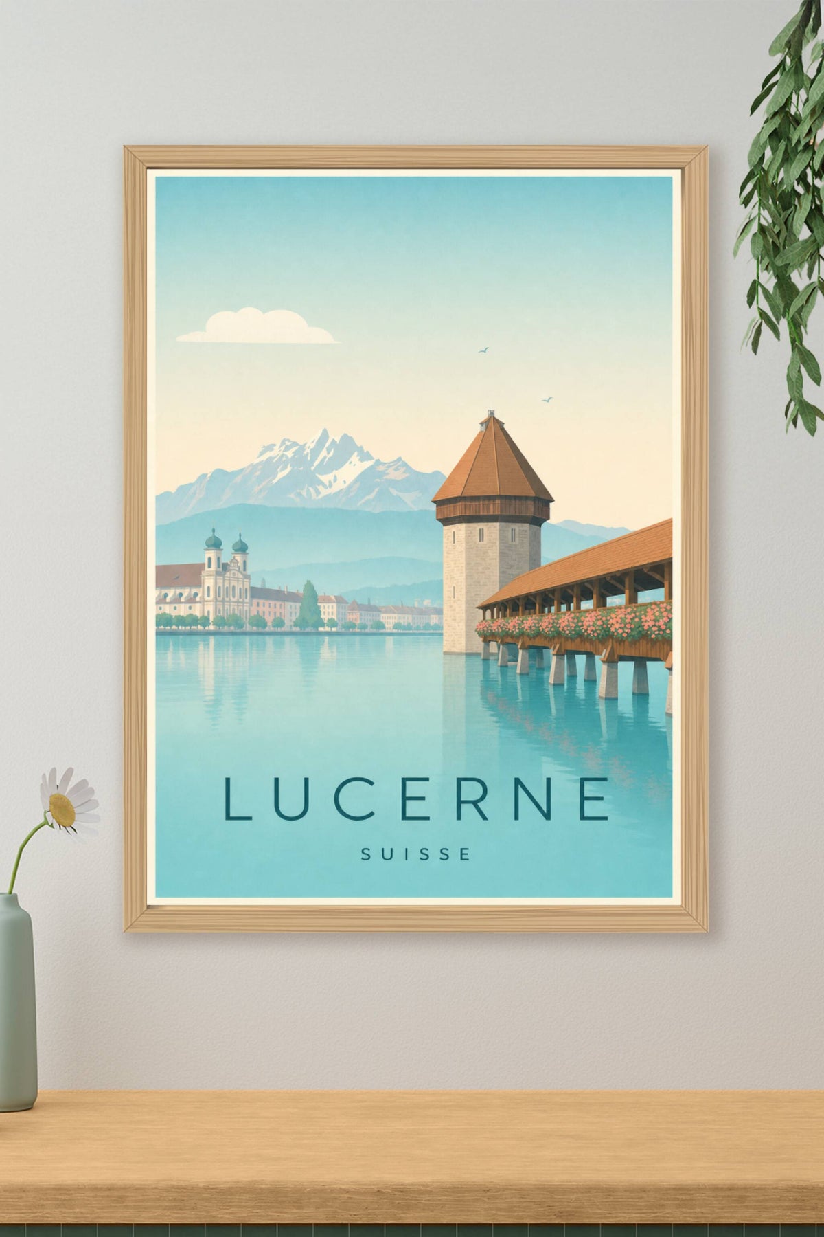 Affiche de Lucerne - Poster Calme