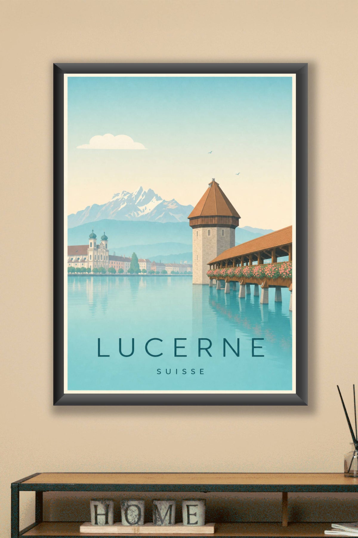Affiche de Lucerne - Poster Calme