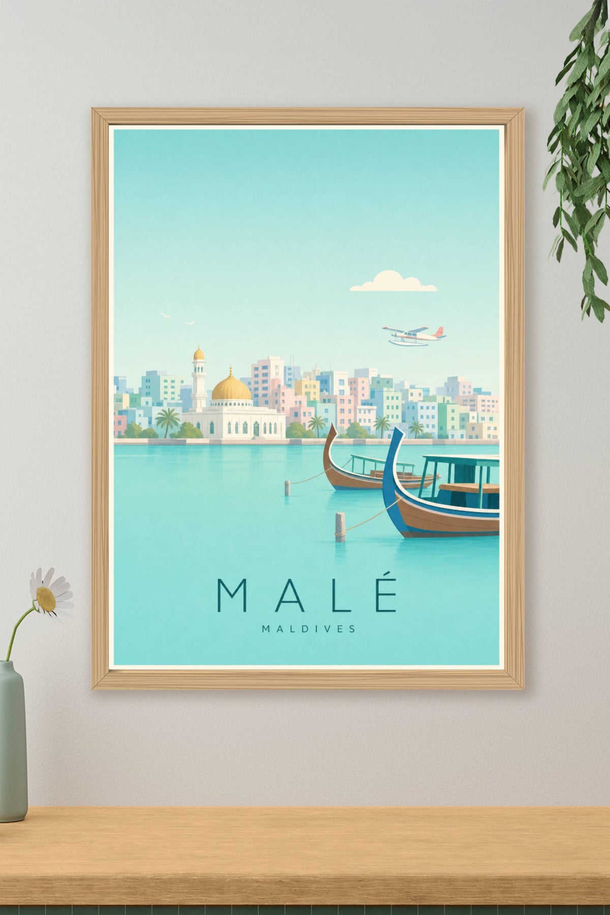 Affiche de Malé - Poster Calme