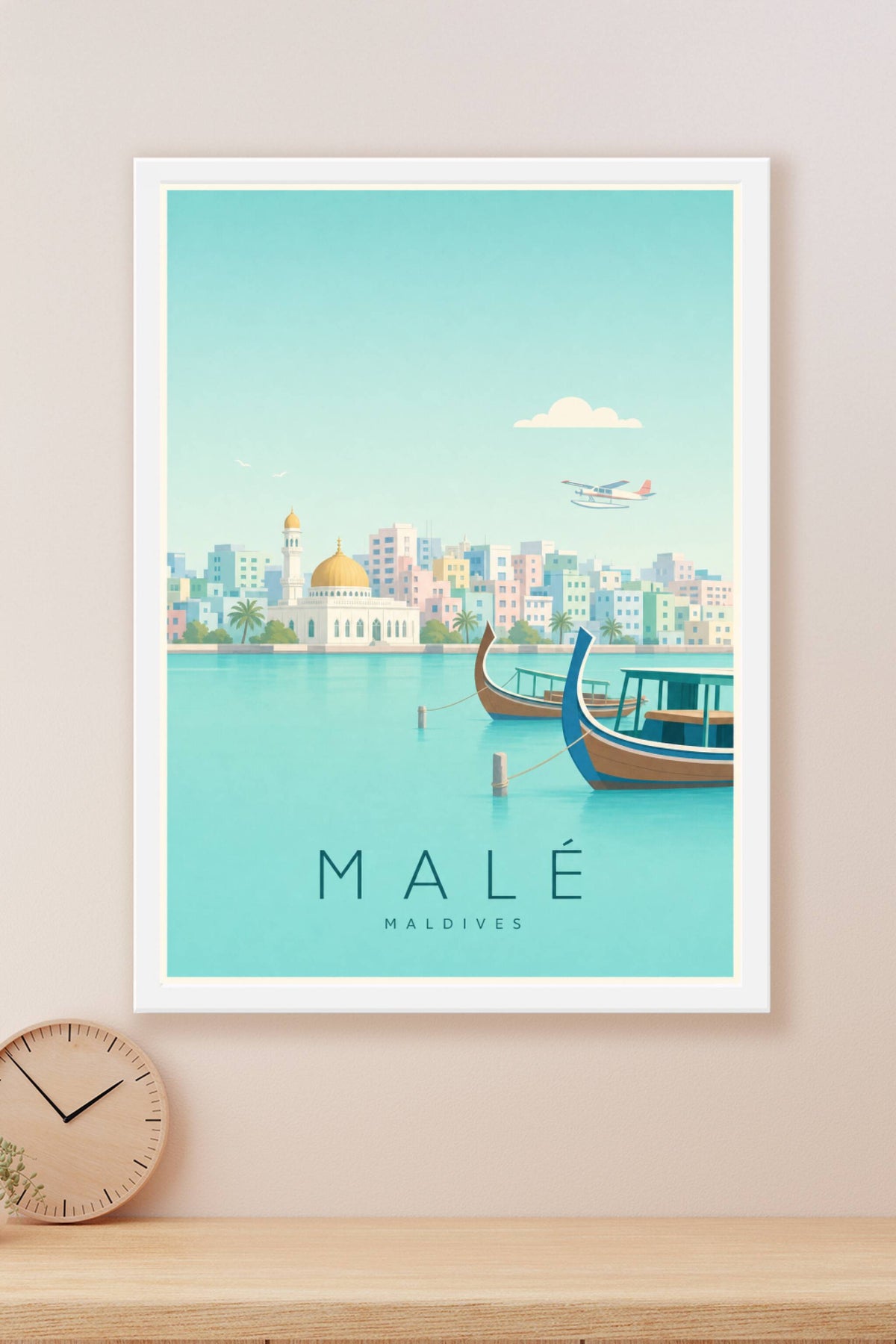 Affiche de Malé - Poster Calme