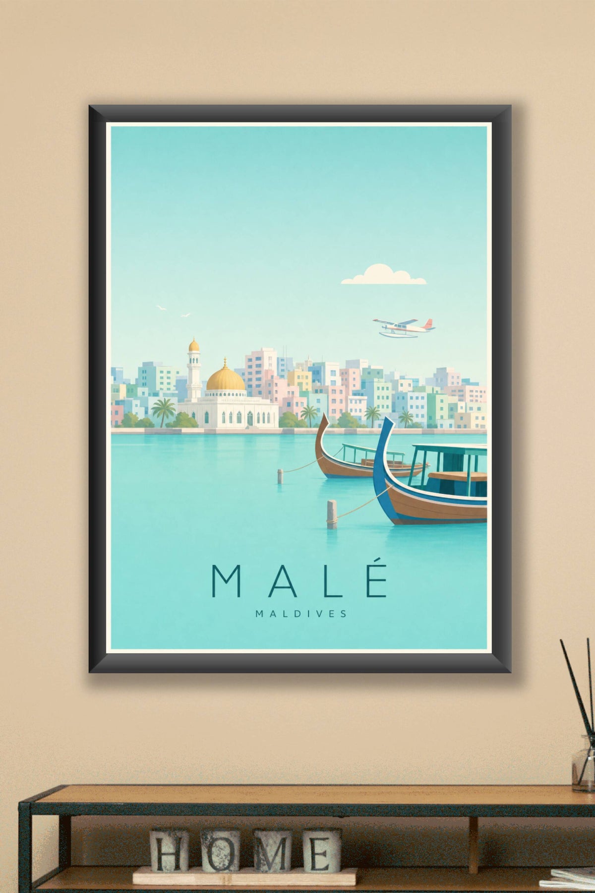 Affiche de Malé - Poster Calme