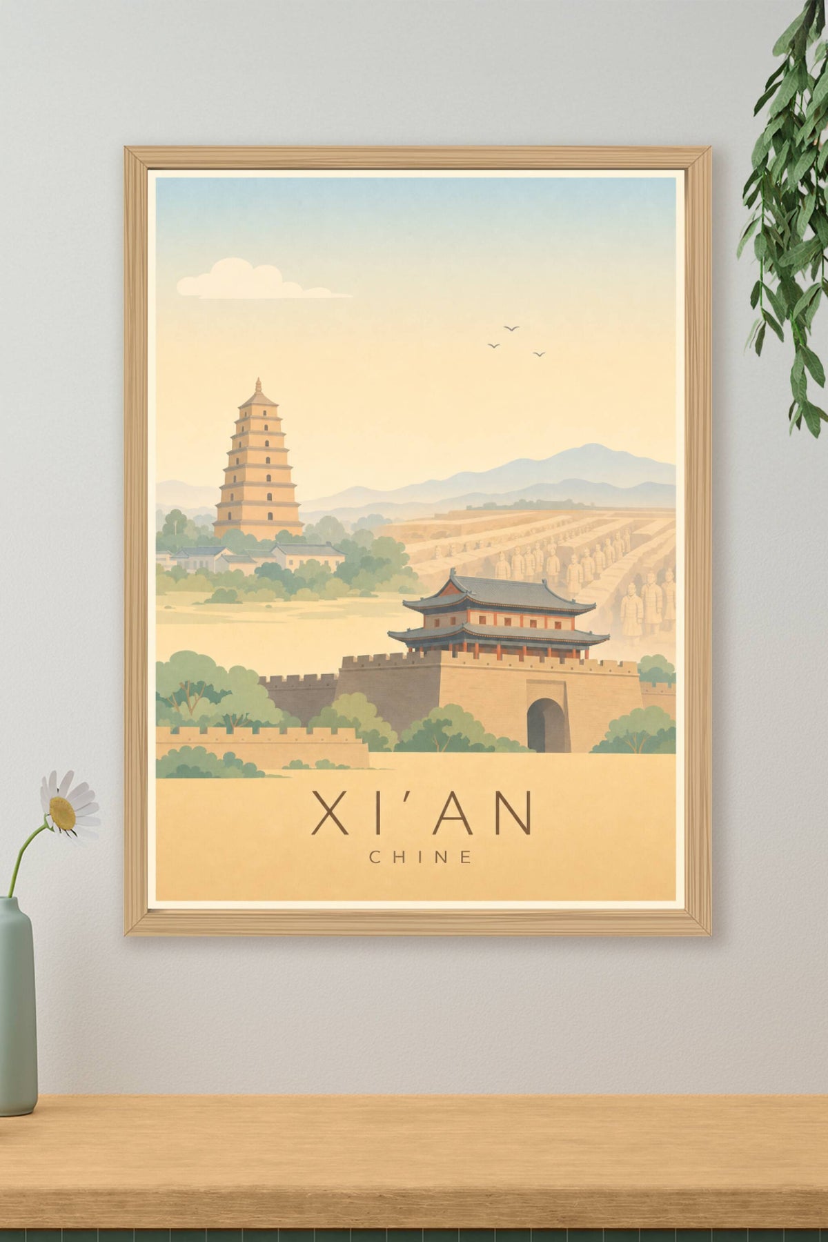 Affiche de Xi'an - Poster Calme