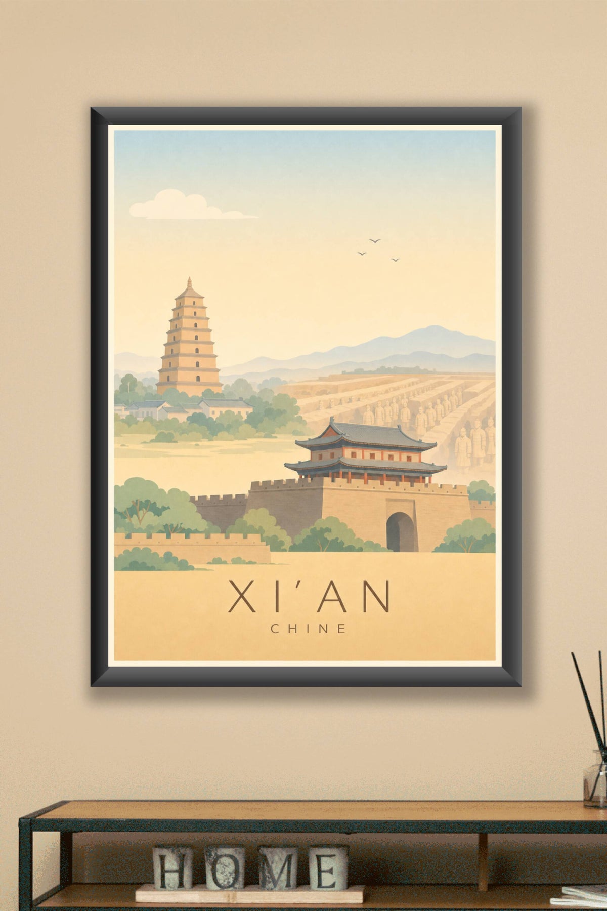 Affiche de Xi'an - Poster Calme